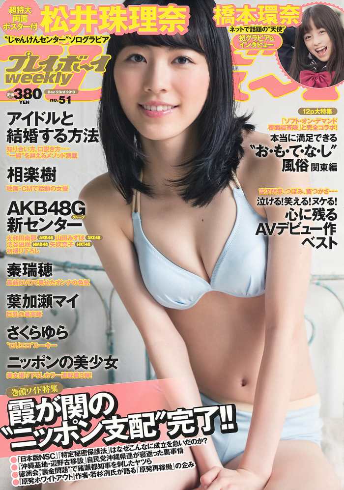 松井珠理奈 水着＆セミヌードグラビア画像！
