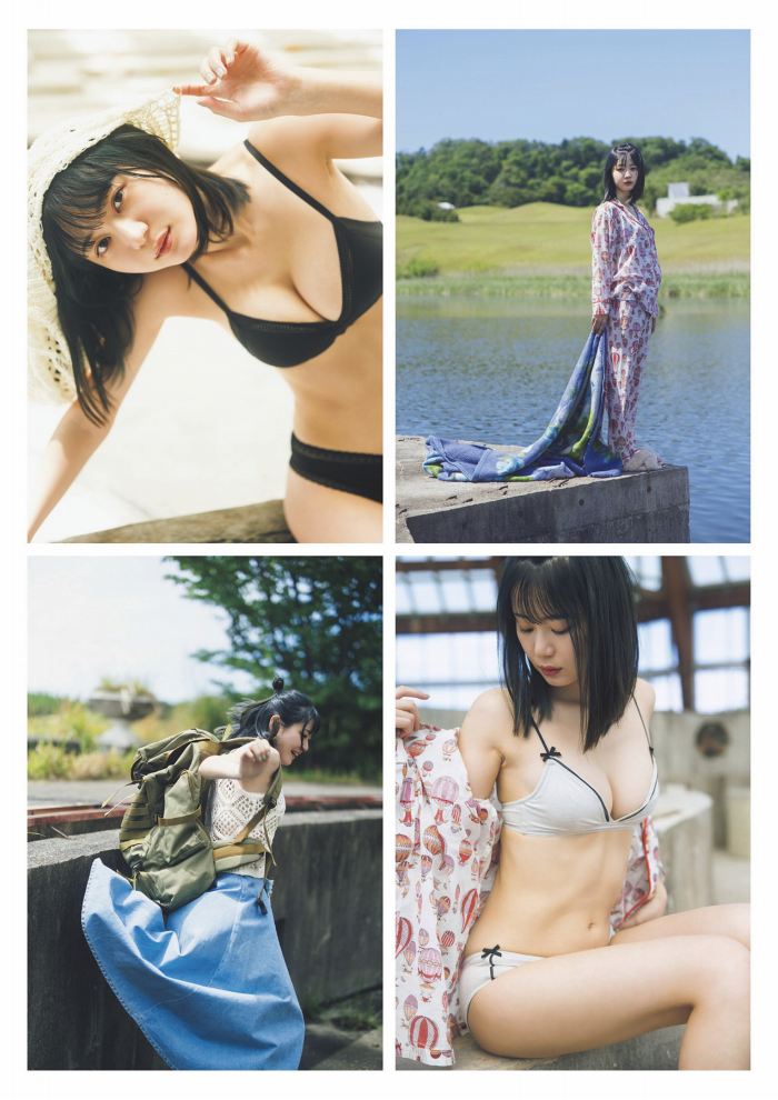 いけちゃん 細身でEカップの水着グラビア画像！