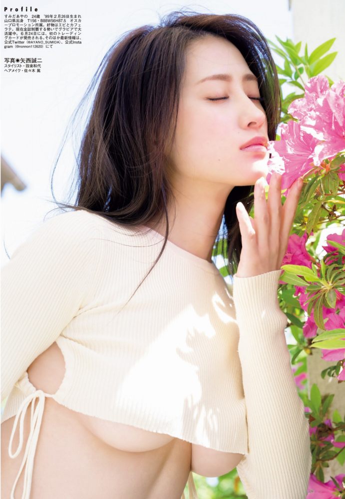 澄田綾乃 はみ出るFカップの水着グラビア画像！