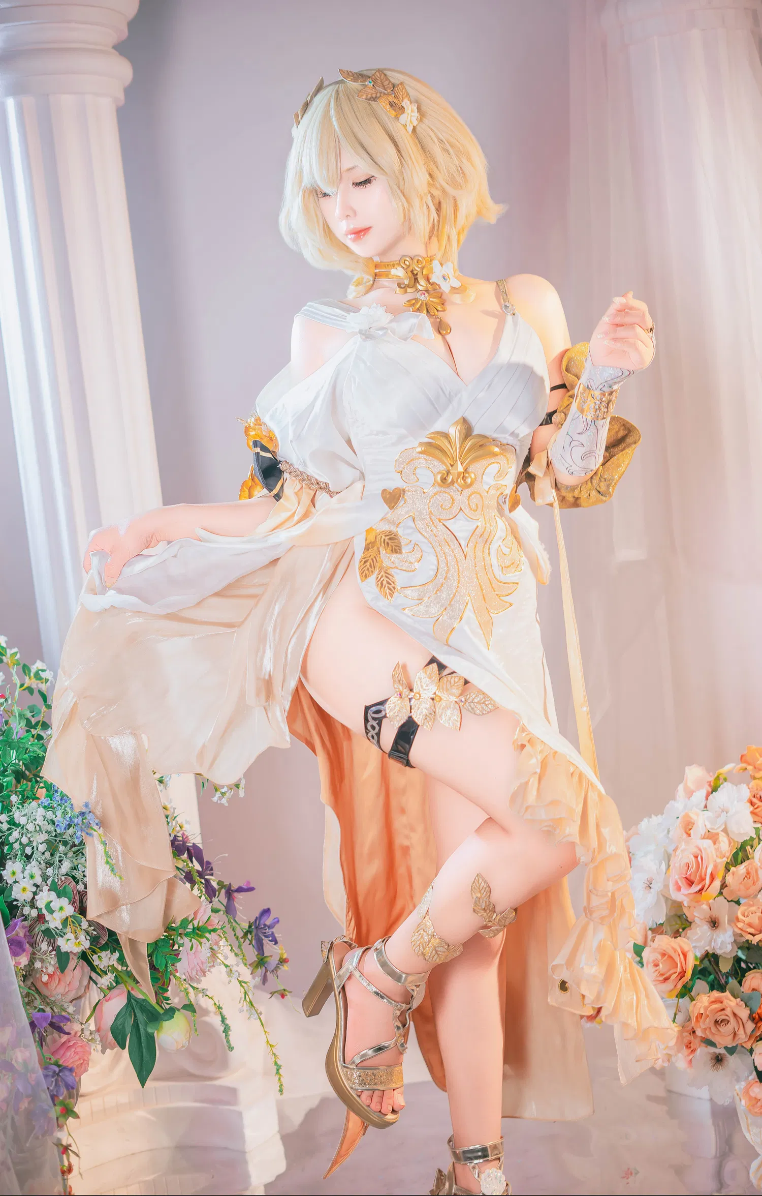 [Cosplay] Pyon - Pyoncos (ピオン) Aglaea HonkaiStar Rail 崩铁 阿格莱雅