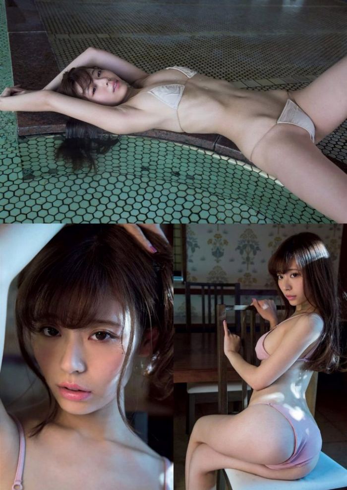 小日向結衣 乳輪ヌードと水着グラビア画像！