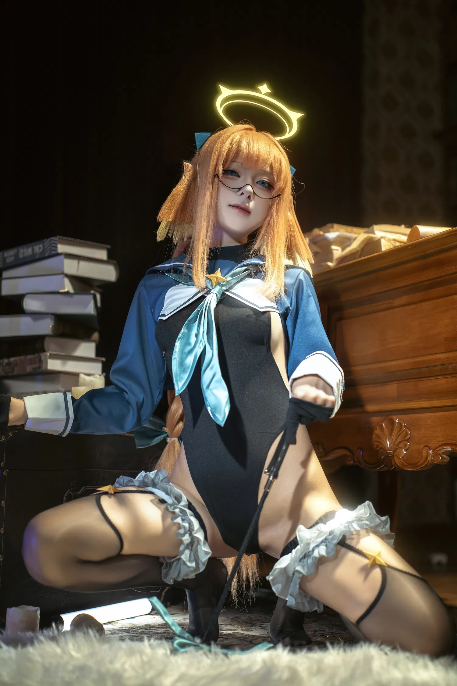 [Cosplay] 矢量鱼 蔚蓝档案 圆堂志美子