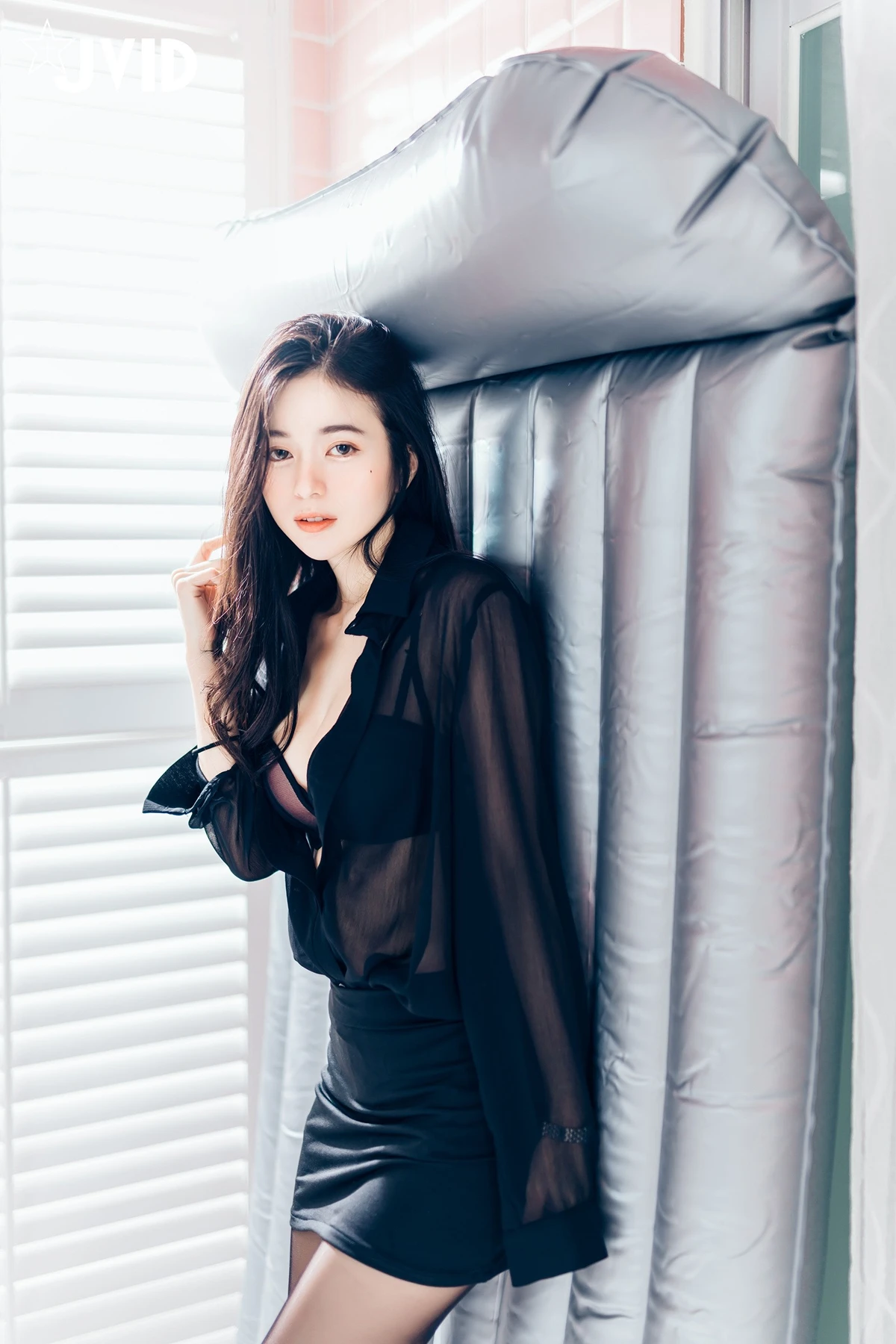 JVID Lele 樂樂 & 飄飄哥 – 上司新人下属 无内黑丝终极奥义 Set.01