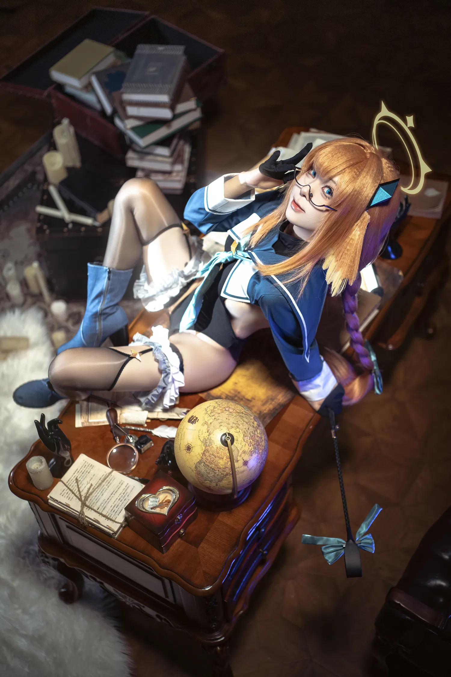 [Cosplay] 矢量鱼 蔚蓝档案 圆堂志美子