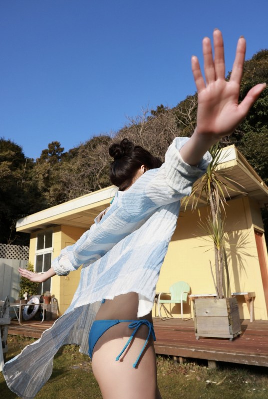 小日向ゆか 萌えるEカップの水着グラビア画像！