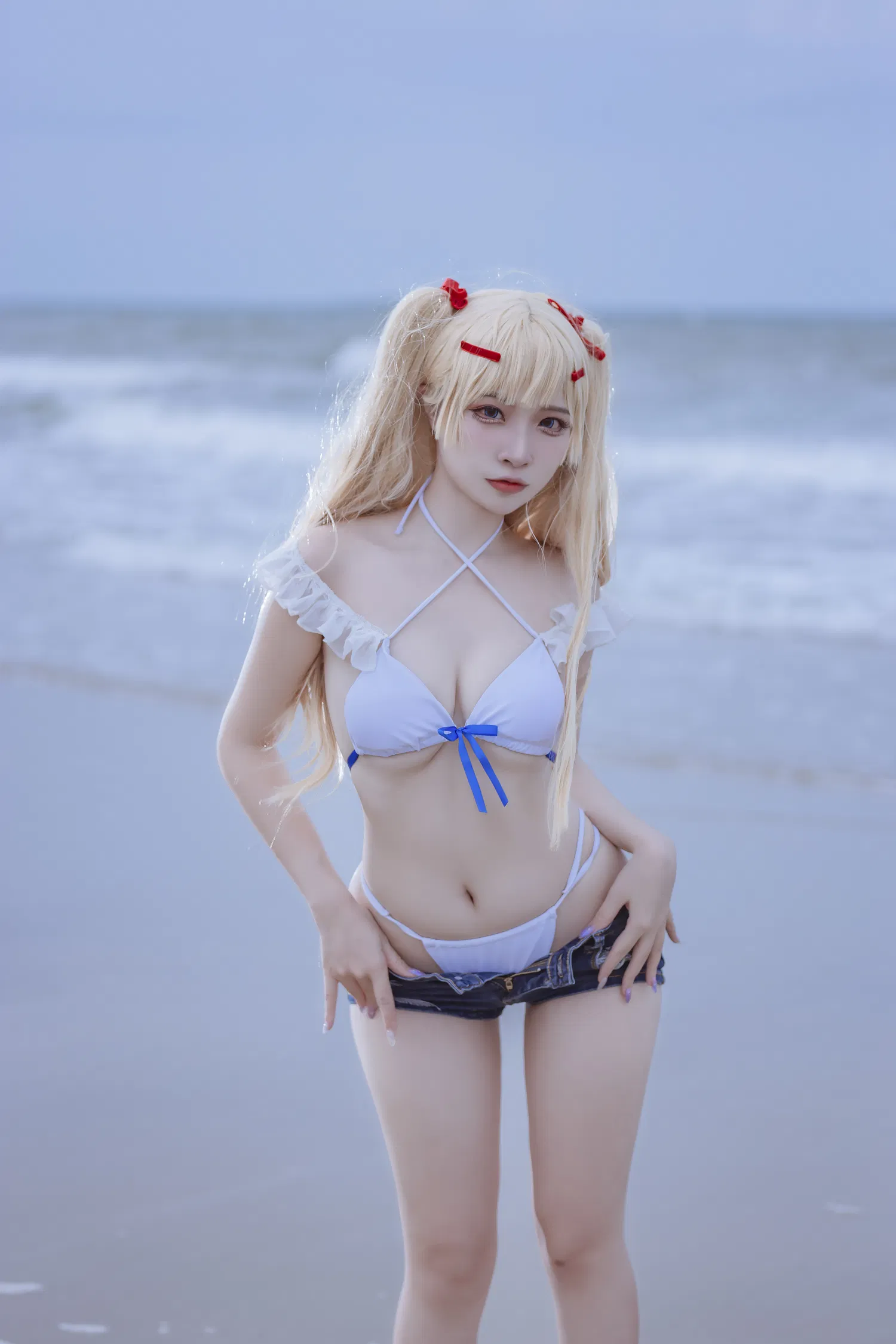 二佐Nisa - NO.136 碧蓝航线 苏塞克斯泳装