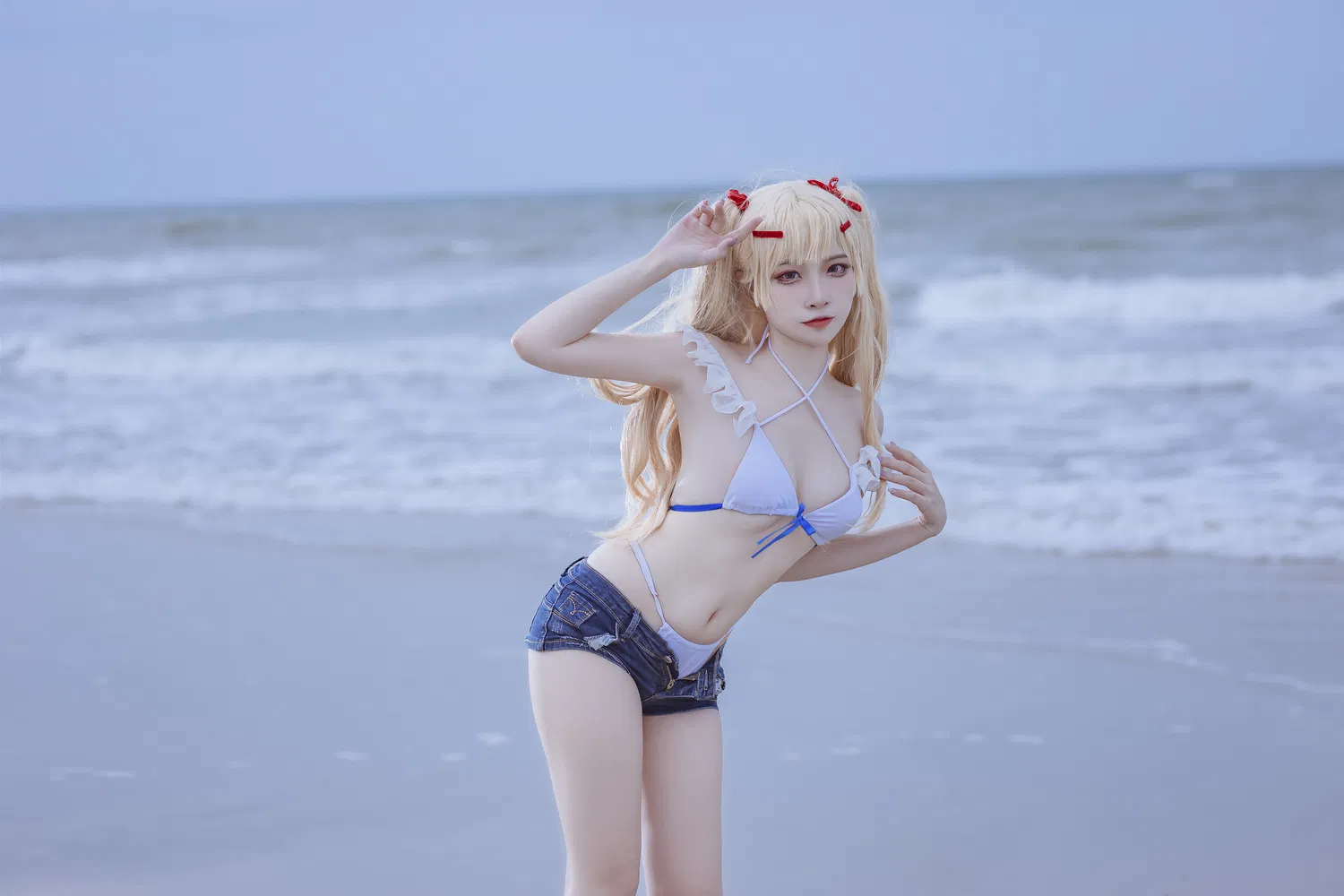 二佐Nisa - NO.136 碧蓝航线 苏塞克斯泳装