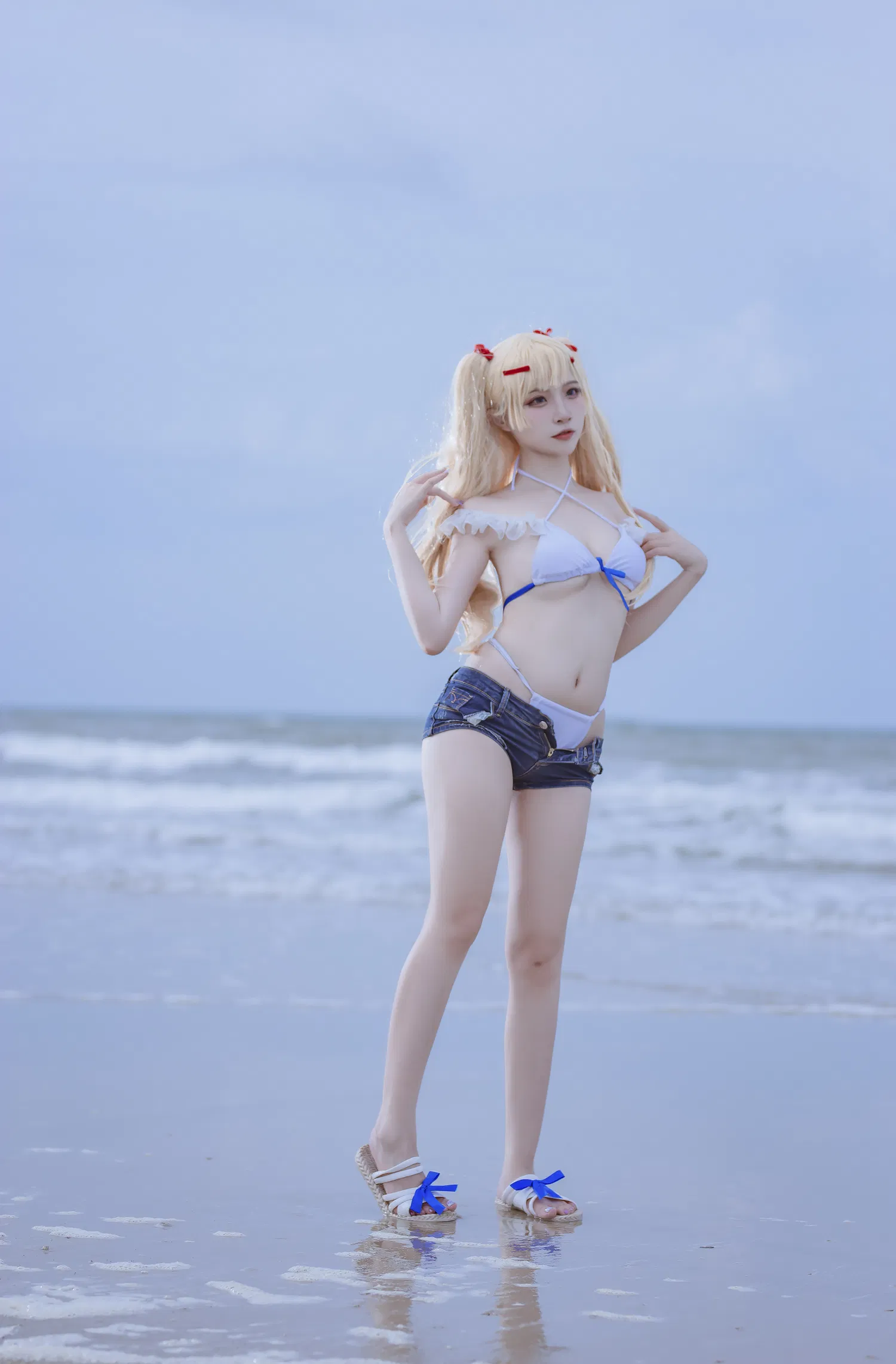 二佐Nisa - NO.136 碧蓝航线 苏塞克斯泳装