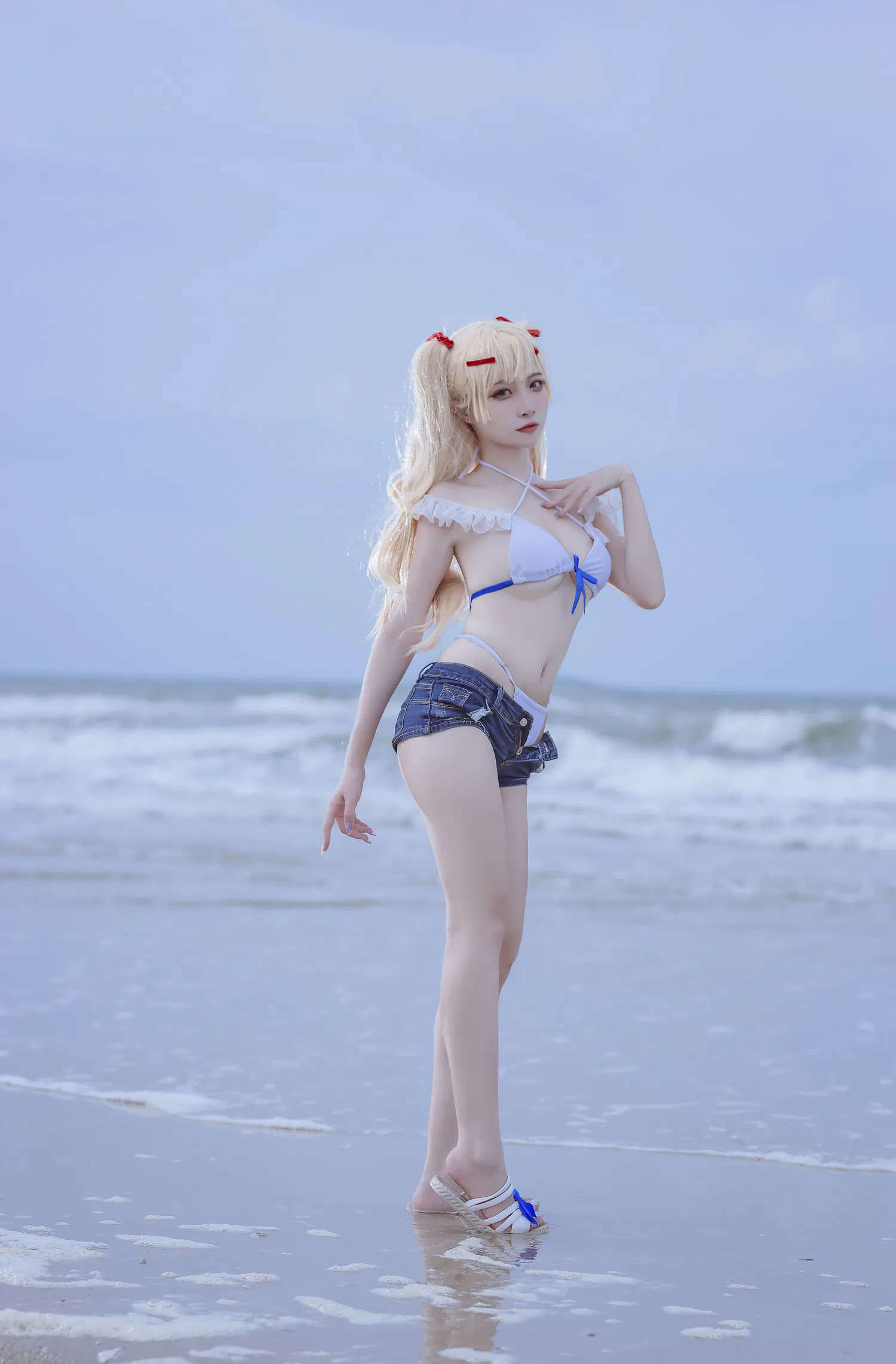 二佐Nisa - NO.136 碧蓝航线 苏塞克斯泳装