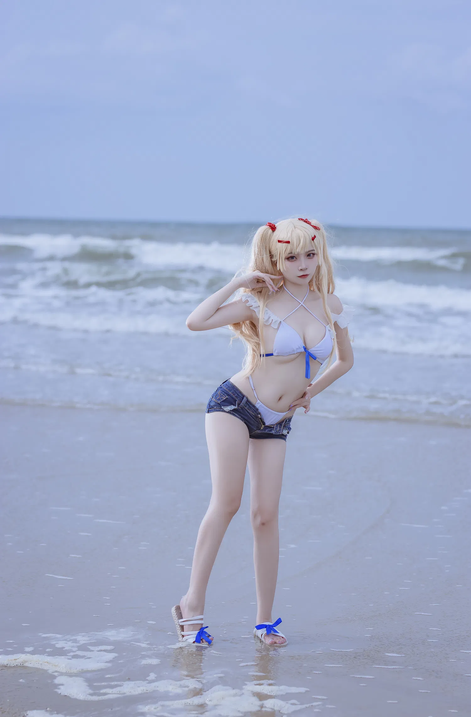 二佐Nisa - NO.136 碧蓝航线 苏塞克斯泳装