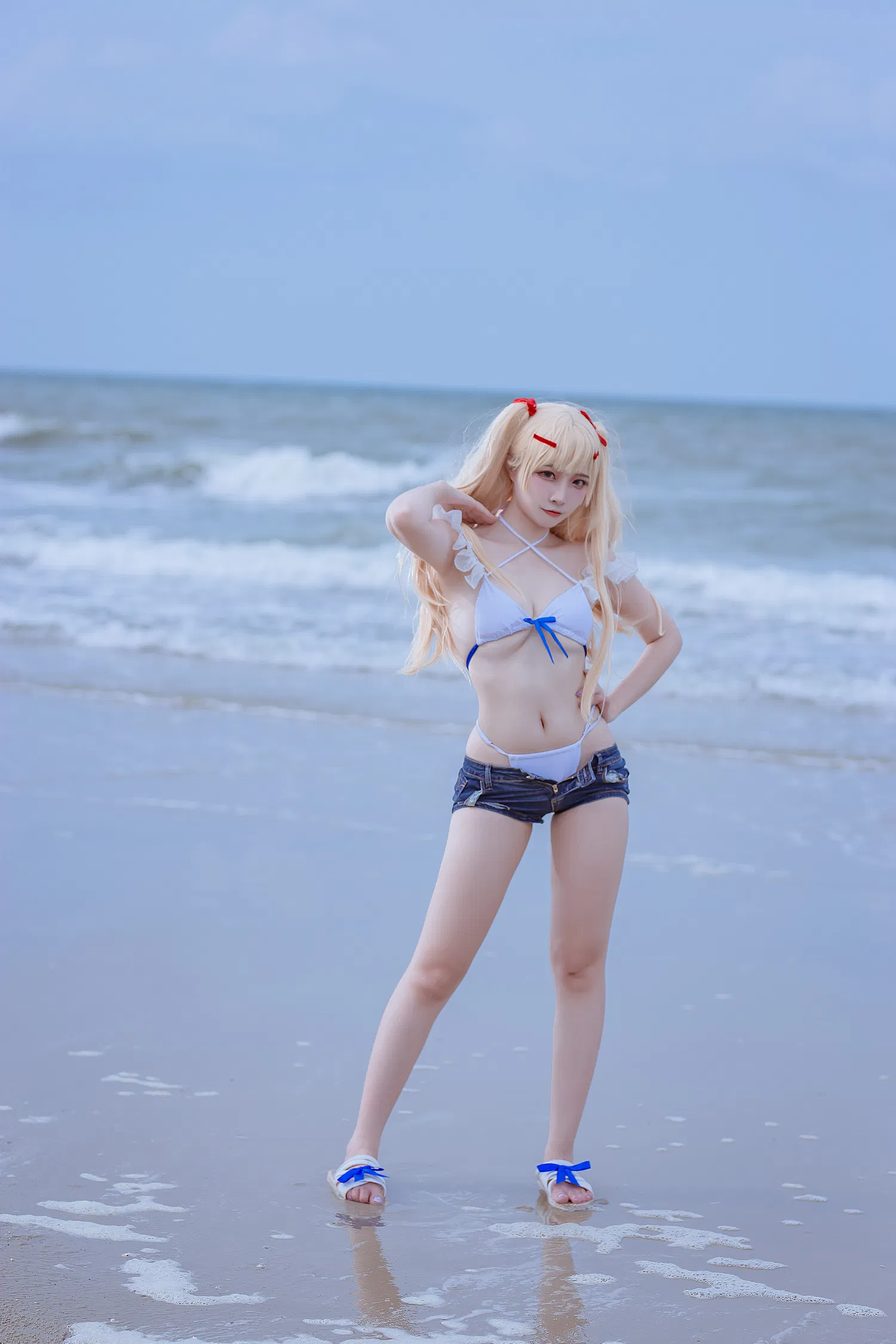 二佐Nisa - NO.136 碧蓝航线 苏塞克斯泳装