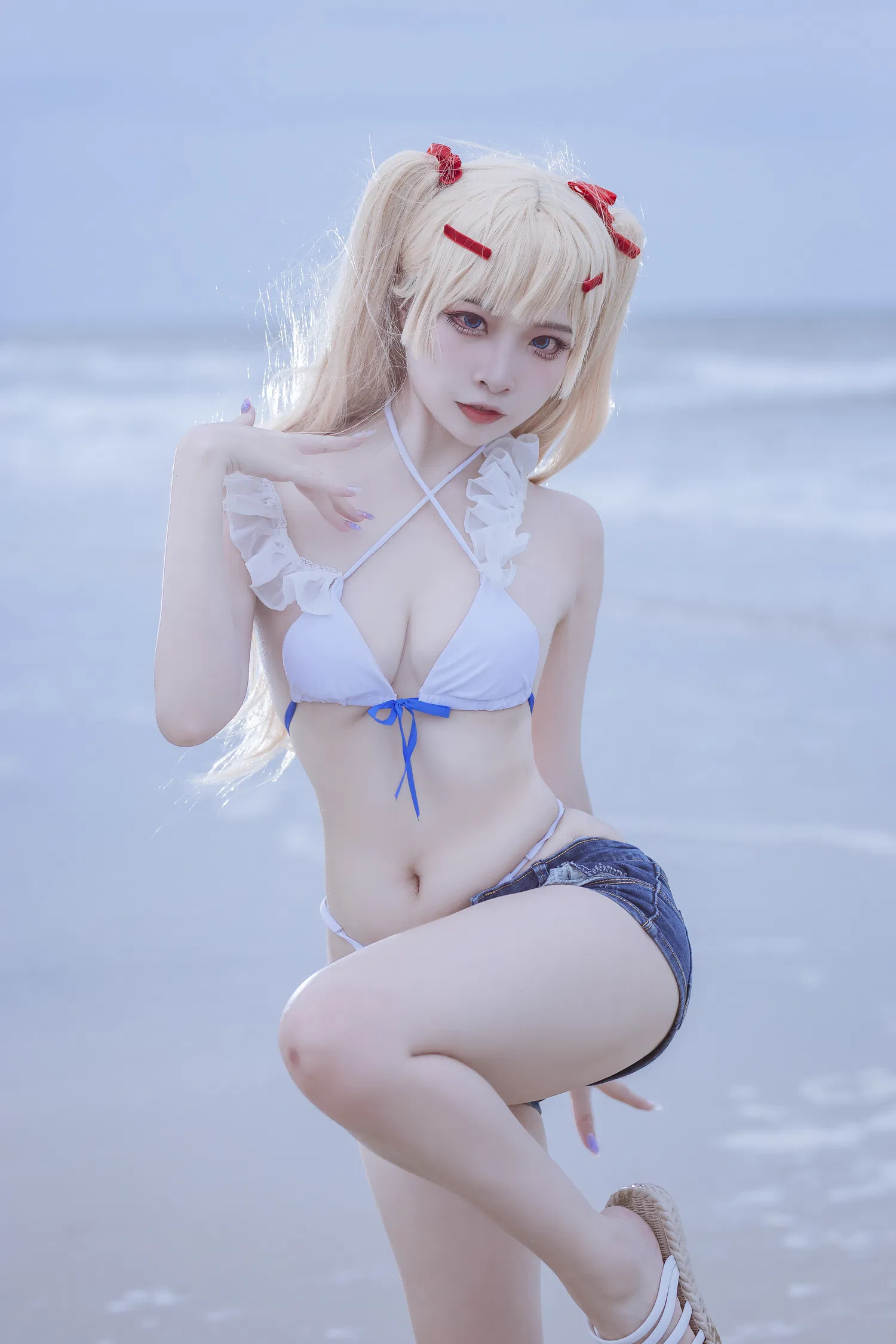 二佐Nisa - NO.136 碧蓝航线 苏塞克斯泳装