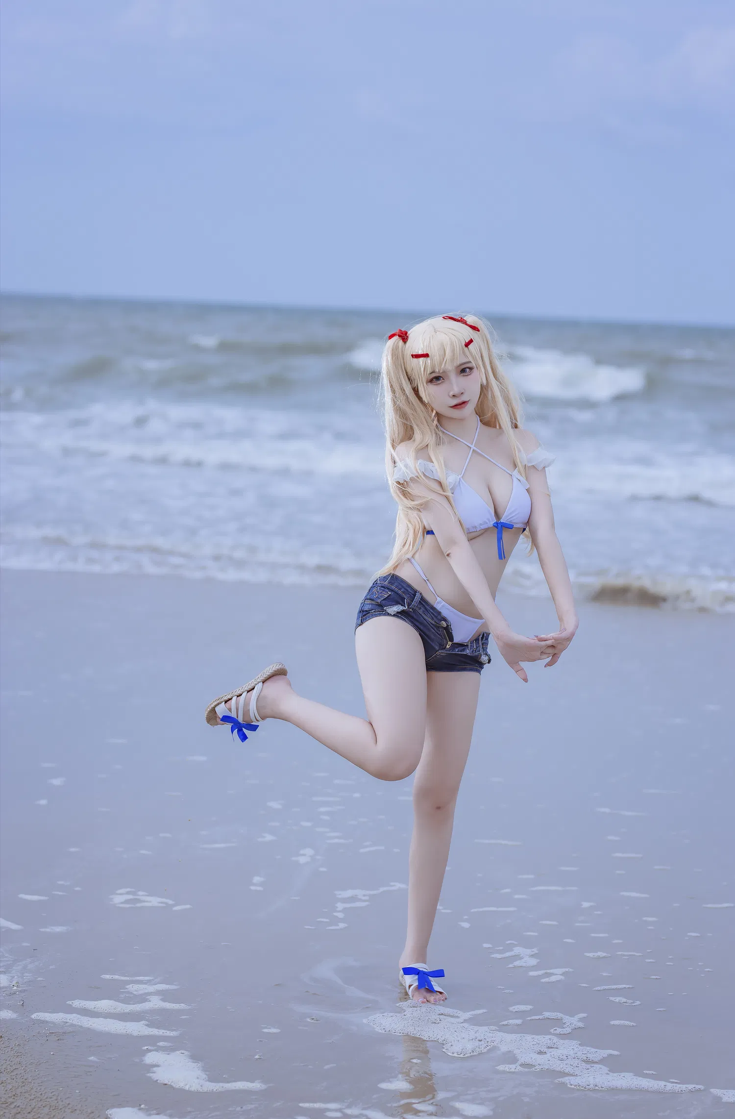 二佐Nisa - NO.136 碧蓝航线 苏塞克斯泳装