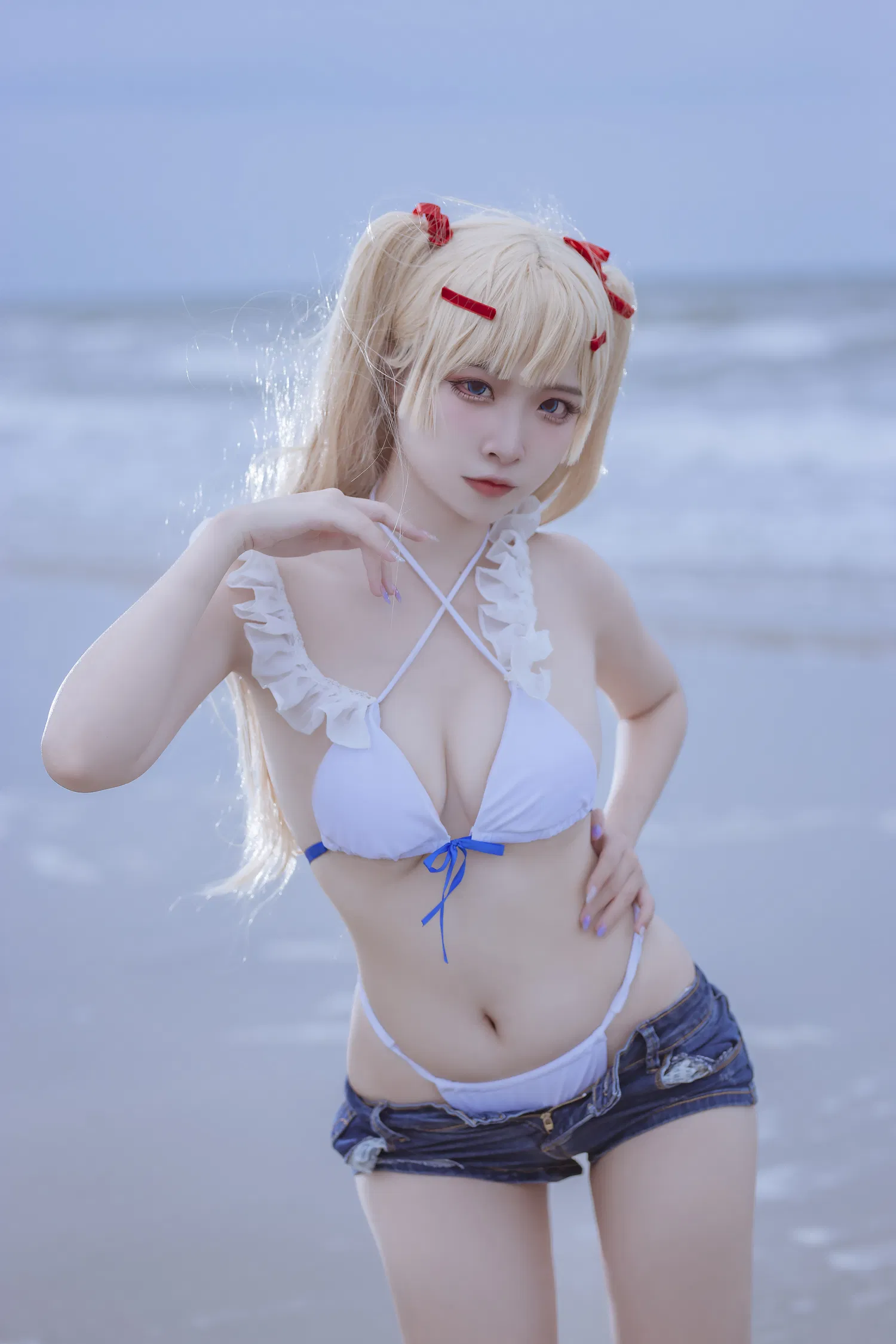 二佐Nisa - NO.136 碧蓝航线 苏塞克斯泳装