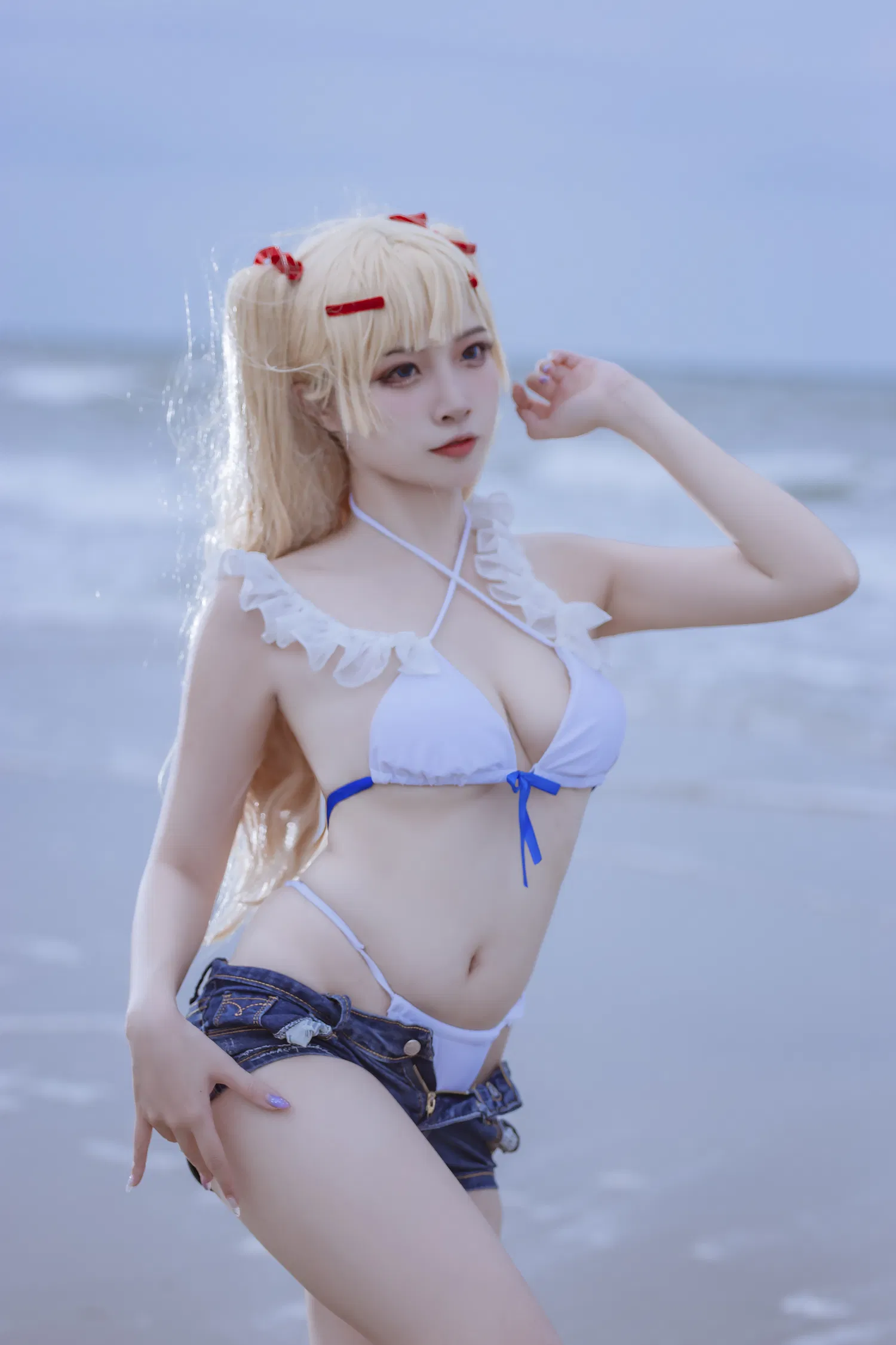 二佐Nisa - NO.136 碧蓝航线 苏塞克斯泳装