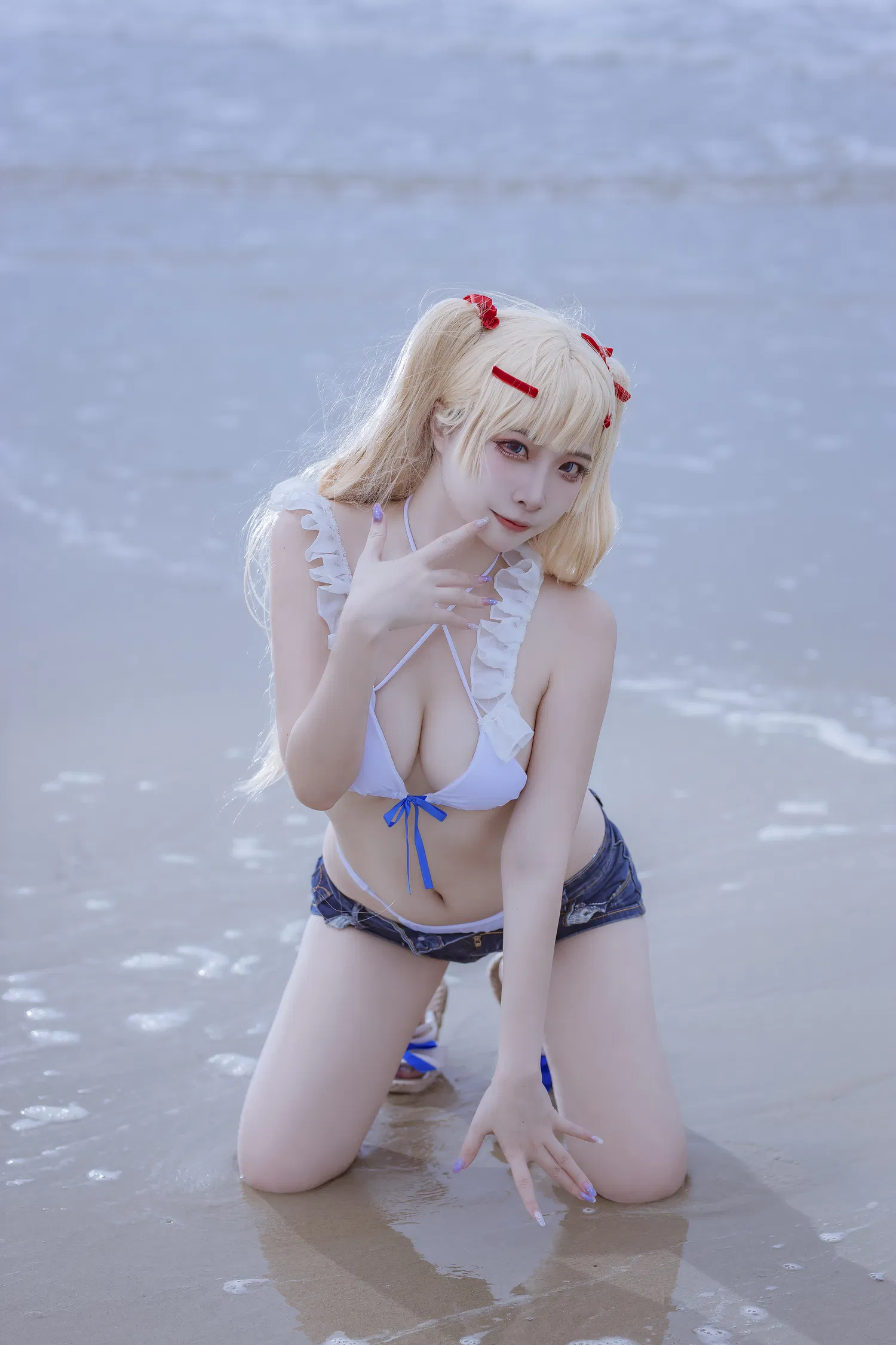 二佐Nisa - NO.136 碧蓝航线 苏塞克斯泳装