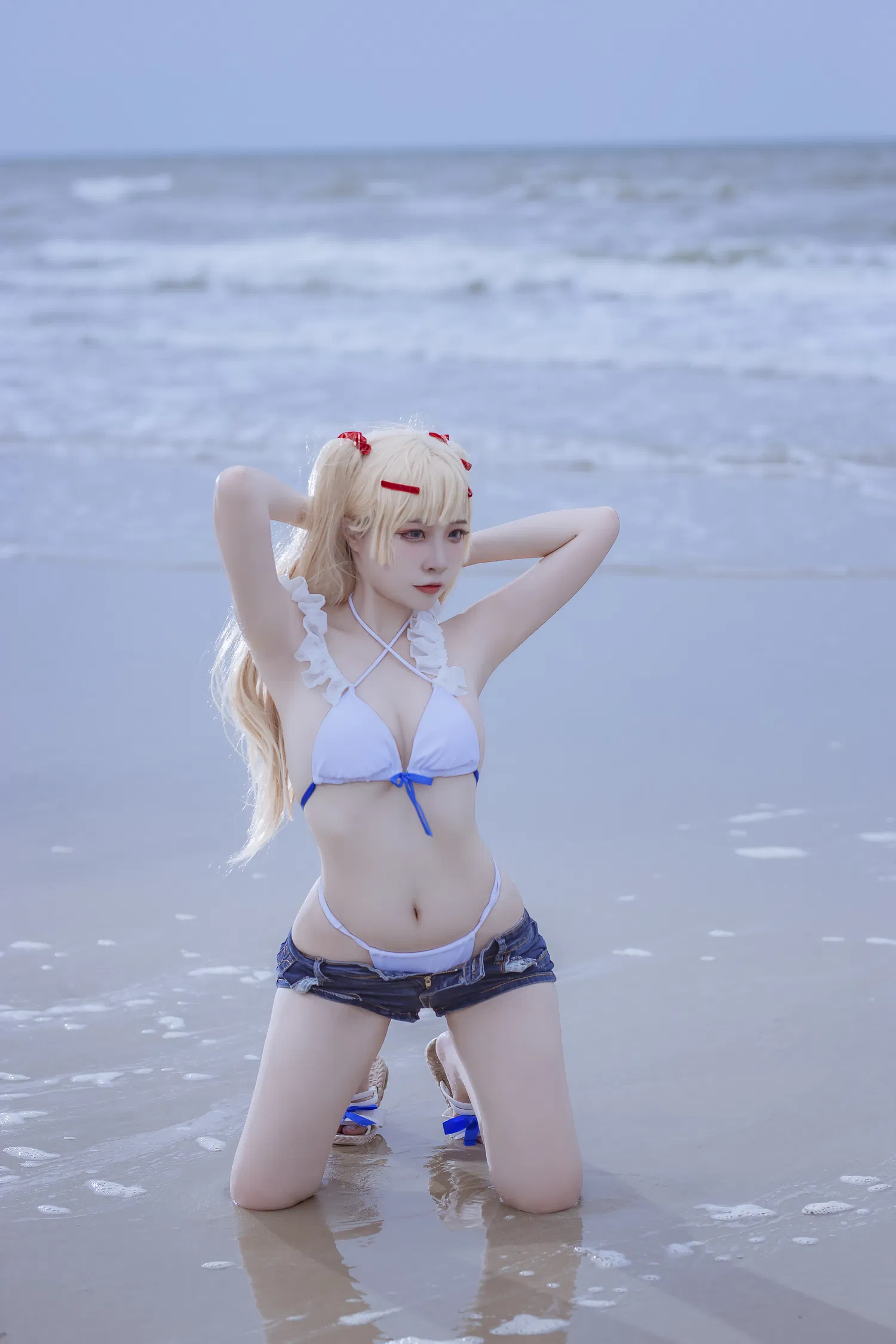 二佐Nisa - NO.136 碧蓝航线 苏塞克斯泳装