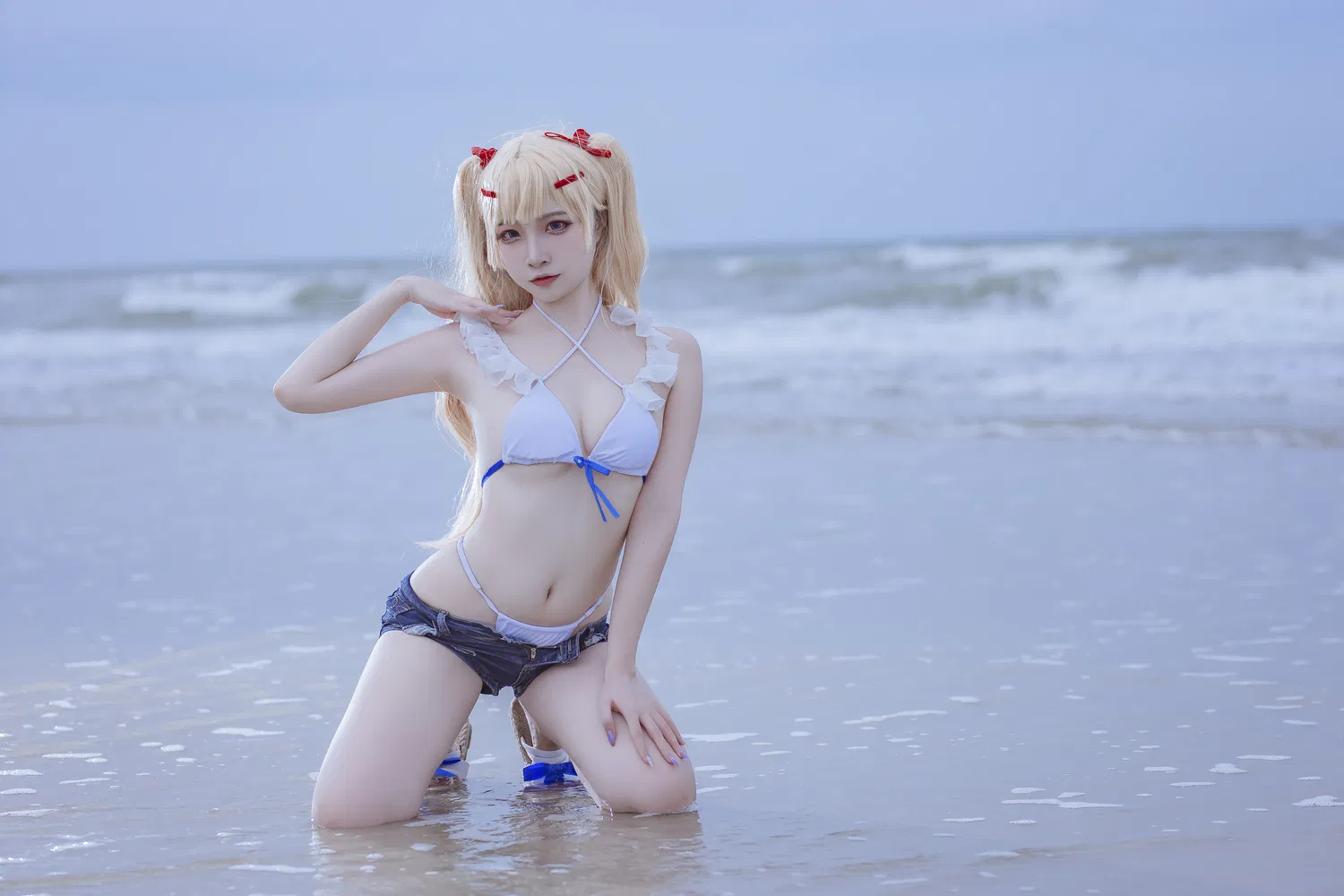 二佐Nisa - NO.136 碧蓝航线 苏塞克斯泳装