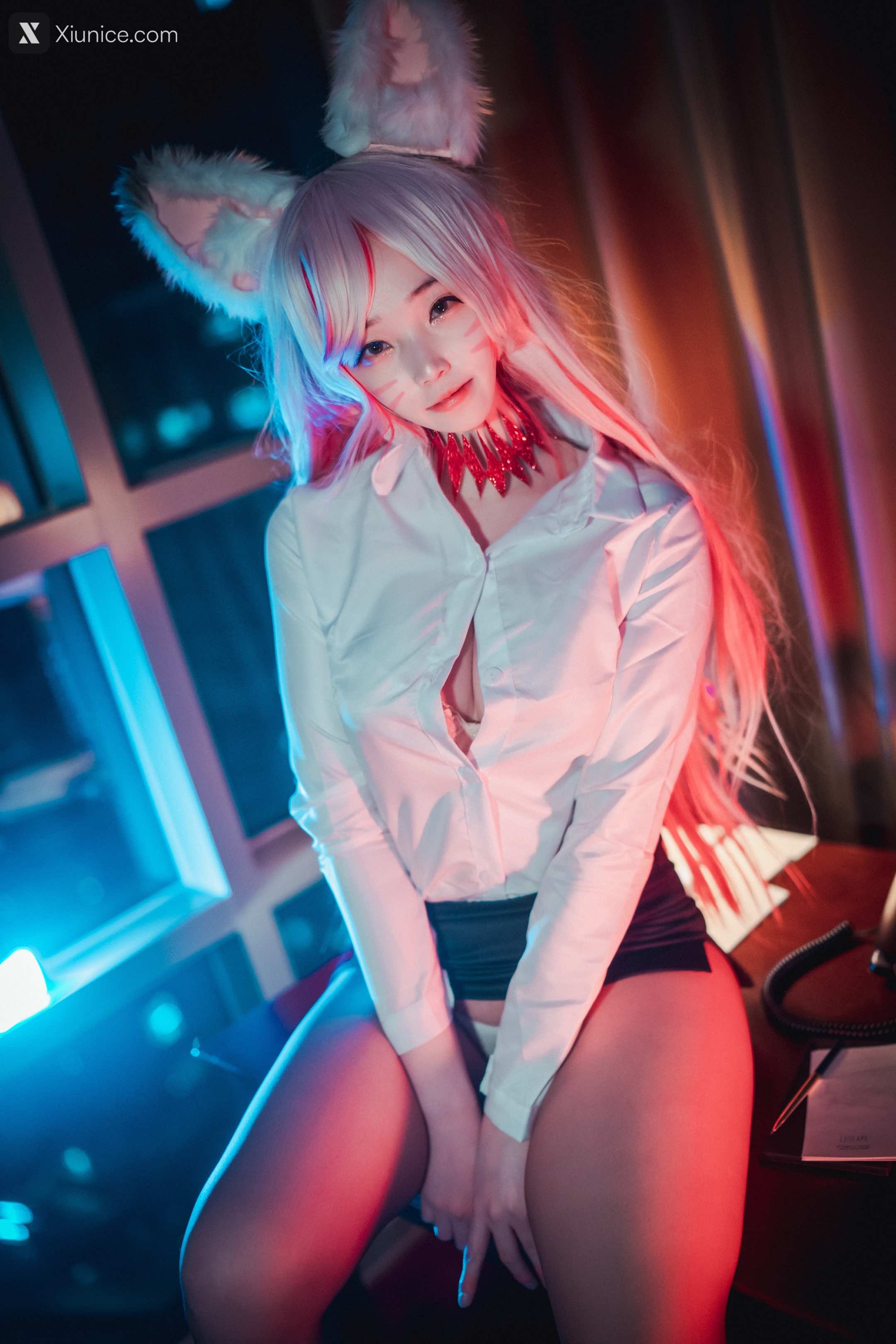 DJAWA Photo – Bambi (밤비) – “Kumiho in the Office” – Destiny Child – Nine-Tailed Fox Tamamo 4K