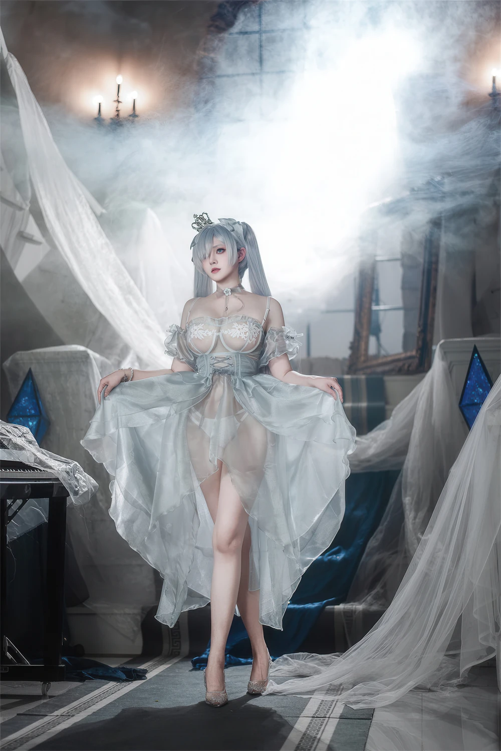 Cosplay Natsuko夏夏子 – 灰姑娘水晶公主Cinderella