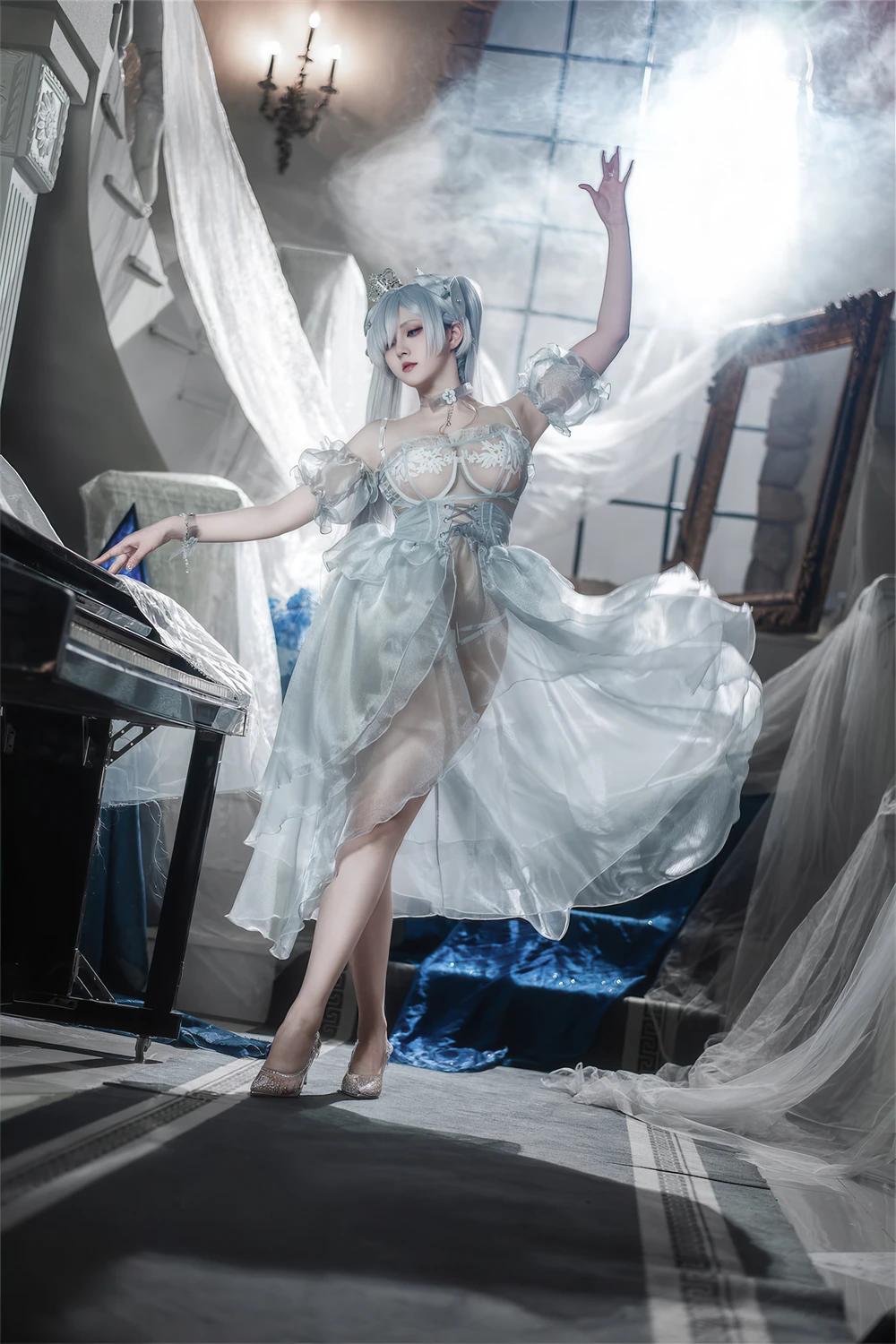 Cosplay Natsuko夏夏子 – 灰姑娘水晶公主Cinderella