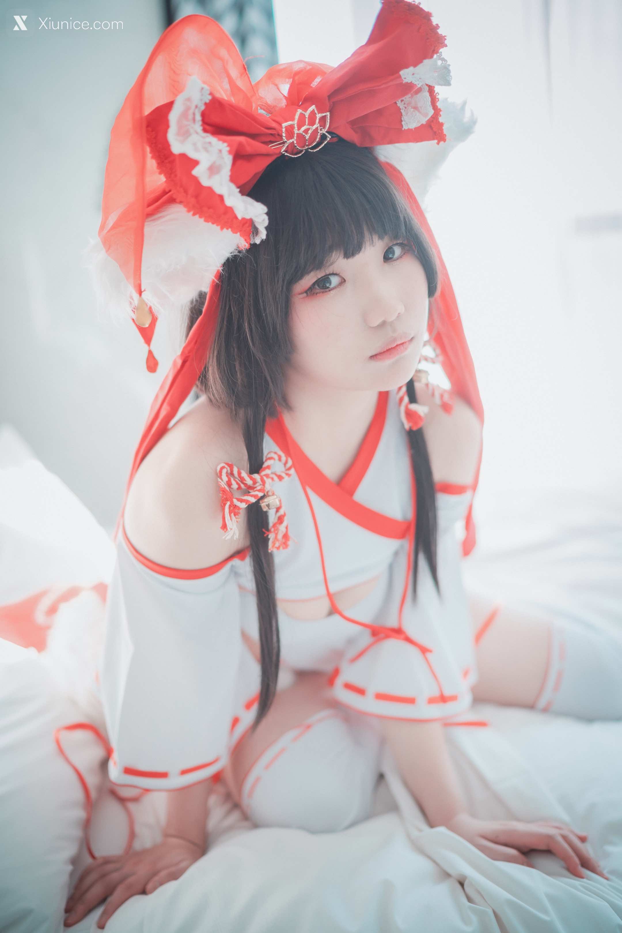 DJAWA Photo – Mimmi (밈미) – Kitsune Miko (A ver) 4K