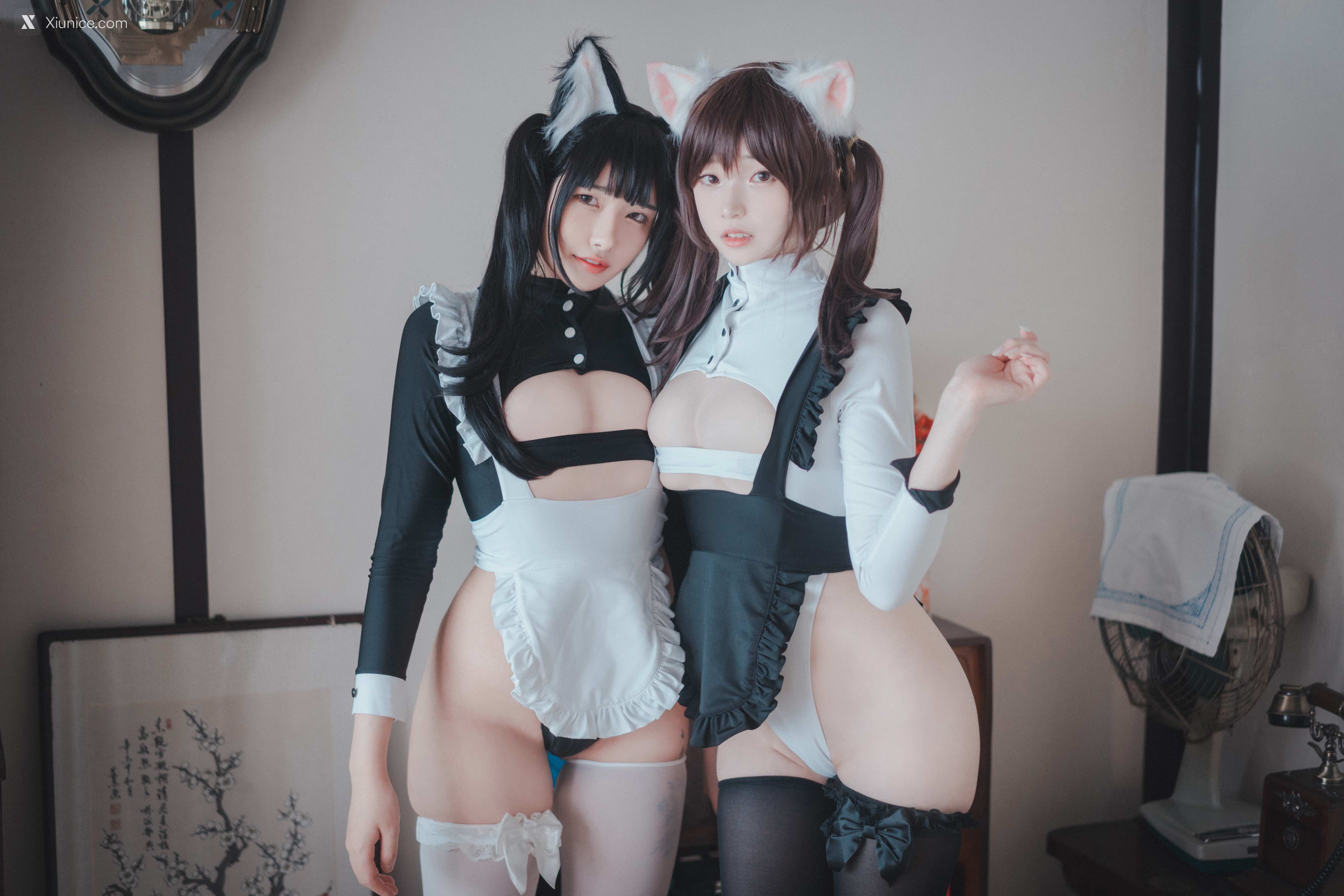 DJAWA Photo – Bambi (밤비) & Sonson (손손) – Maid Mansion W 4K