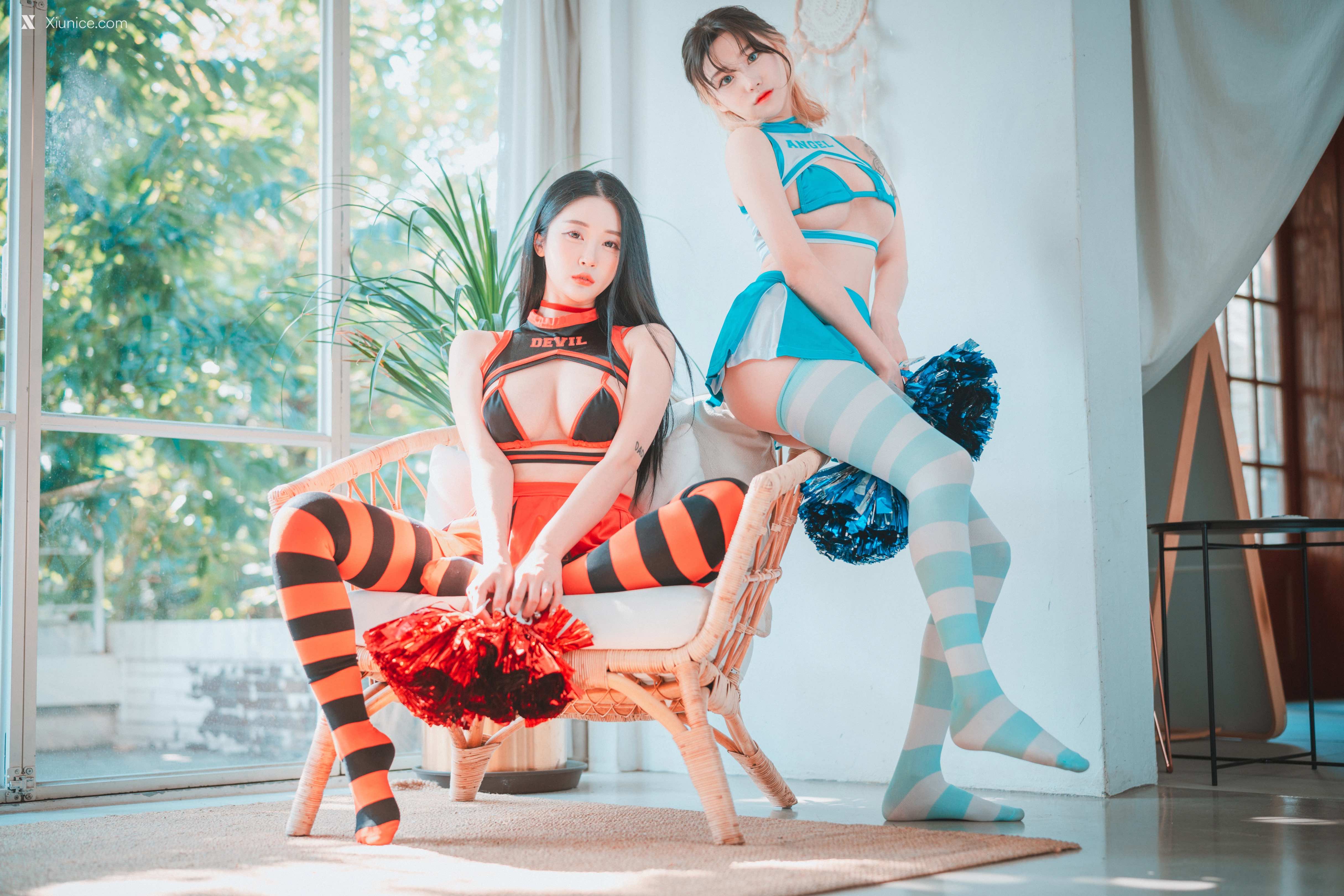 DJAWA Photo – Tae Ri (태리) & Bomi (보미) – “Devil 666 & Angel 777” 4K