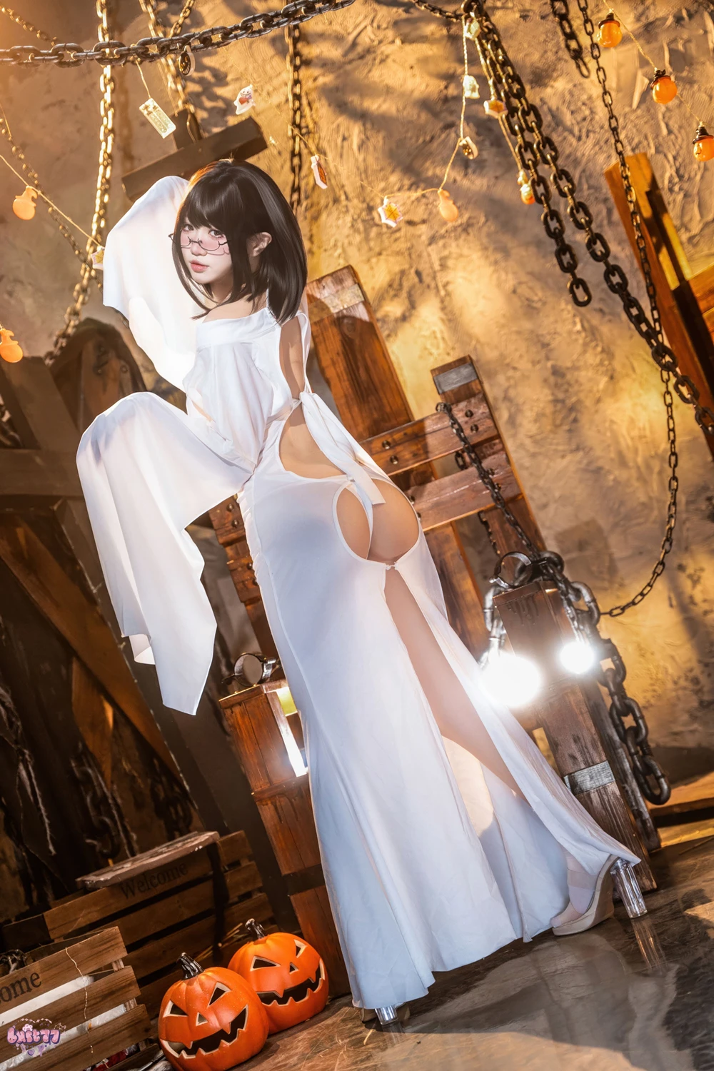 Cosplay 柒柒要乖哦 – 幽灵娘