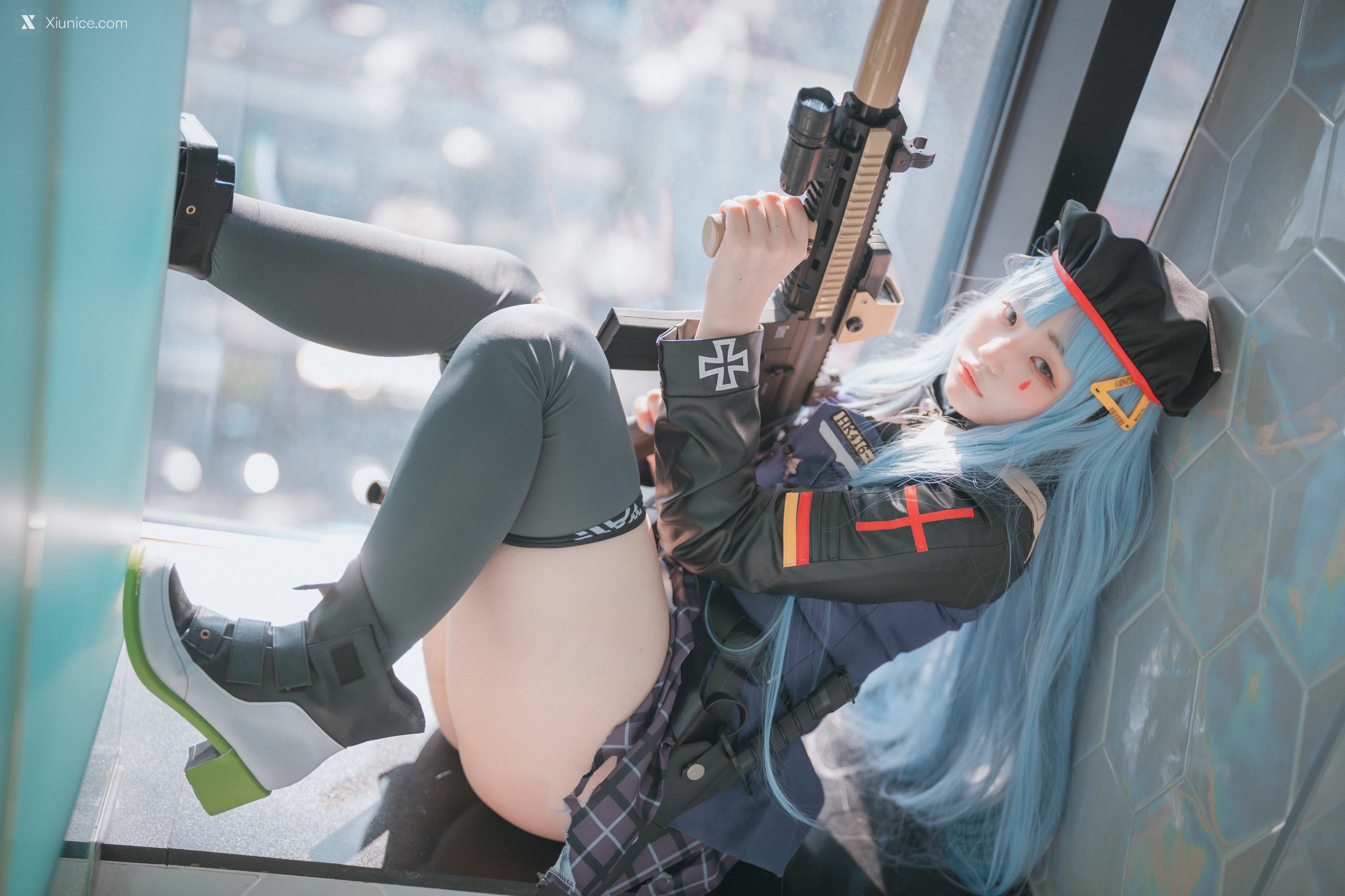 DJAWA Photo – Mimmi (밈미) – Girls’ Frontline – HK416 (Damaged ver.) 4K