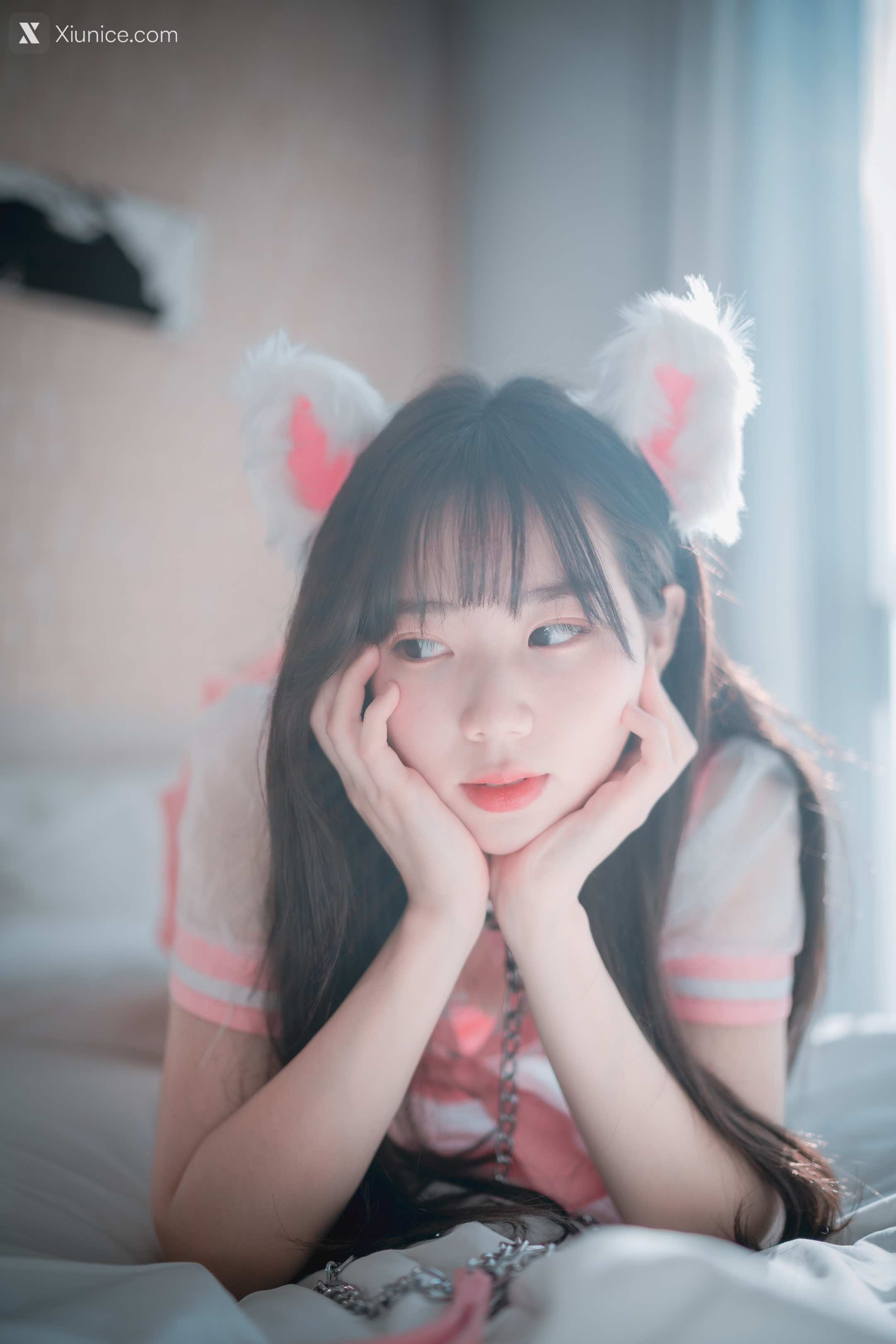 DJAWA Photo – Myu_a_ (뮤아) – Catgirl in Pink 4K