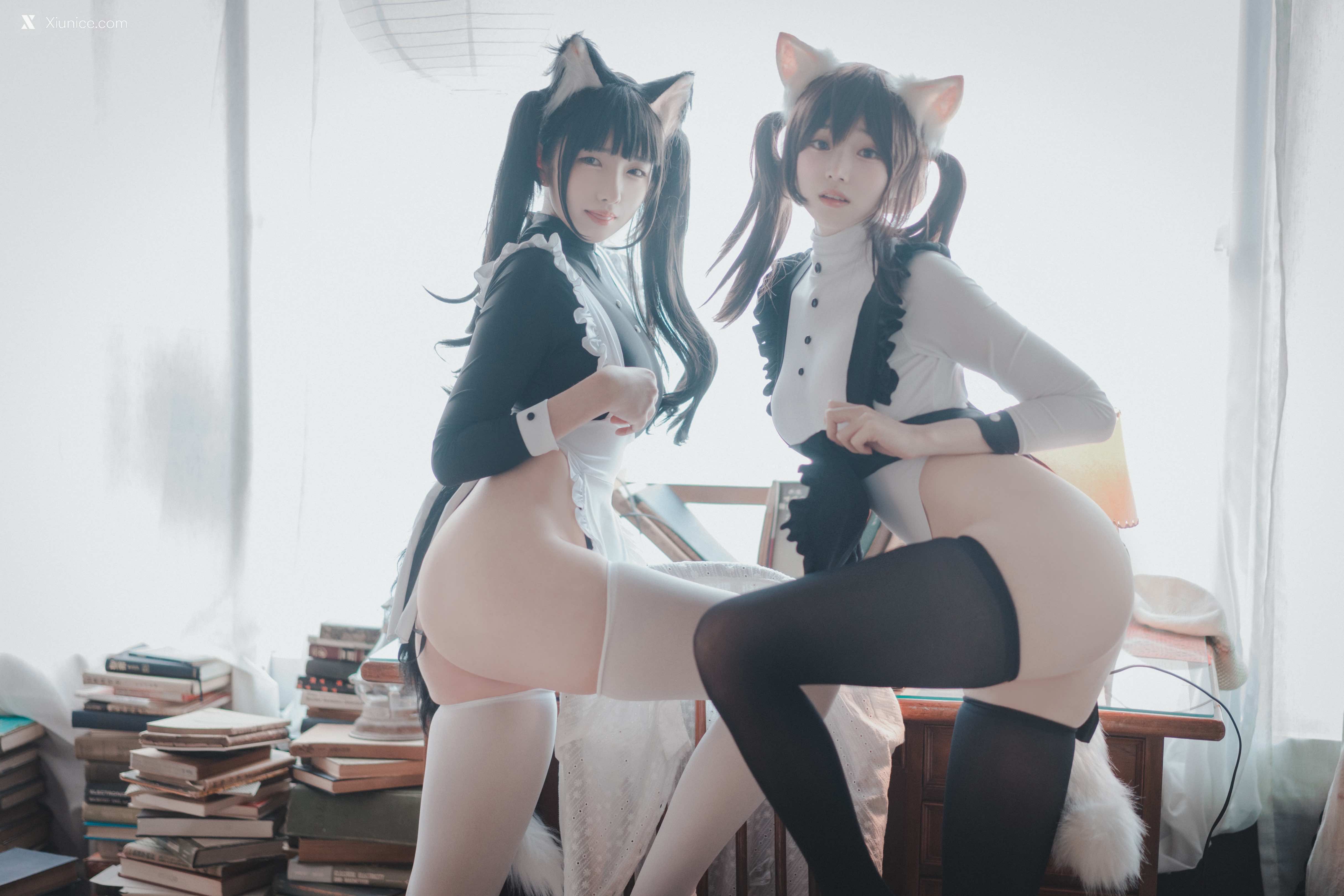 DJAWA Photo – Bambi (밤비) & Sonson (손손) – Maid Mansion W 4K