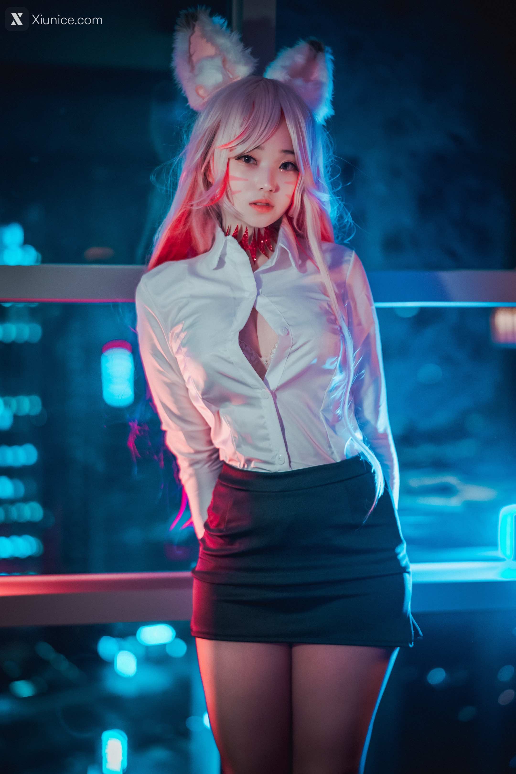 DJAWA Photo – Bambi (밤비) – “Kumiho in the Office” – Destiny Child – Nine-Tailed Fox Tamamo 4K