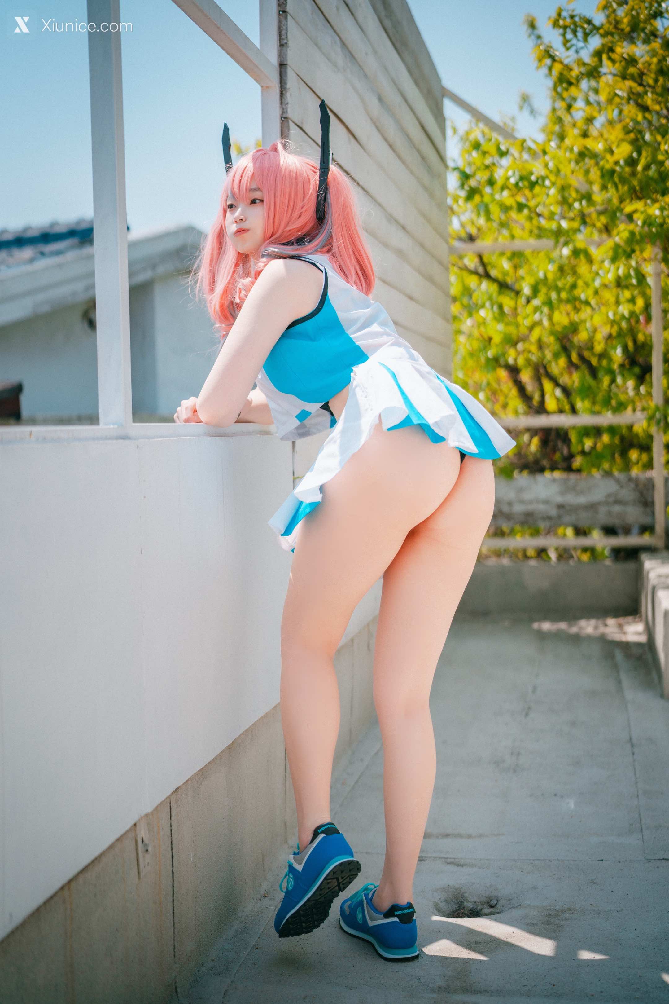 DJAWA Photo – Bambi (밤비) – USS Bremerton (Azur Lane) Scorching-Hot Training 4K