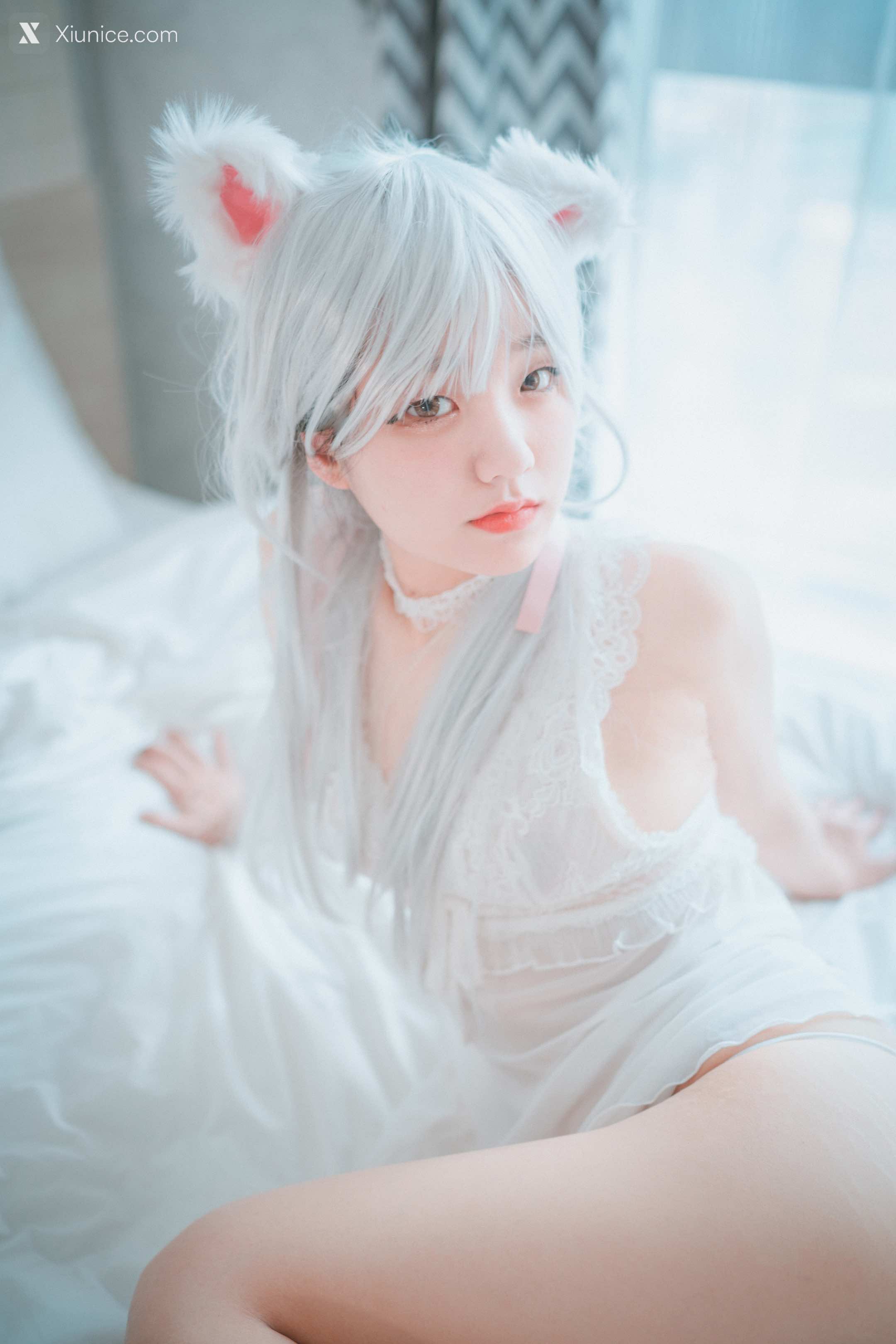 DJAWA Photo – Jeong Jenny (정제니) – Schwarz und Wei Katzenmädchen (Full Ver) 4K