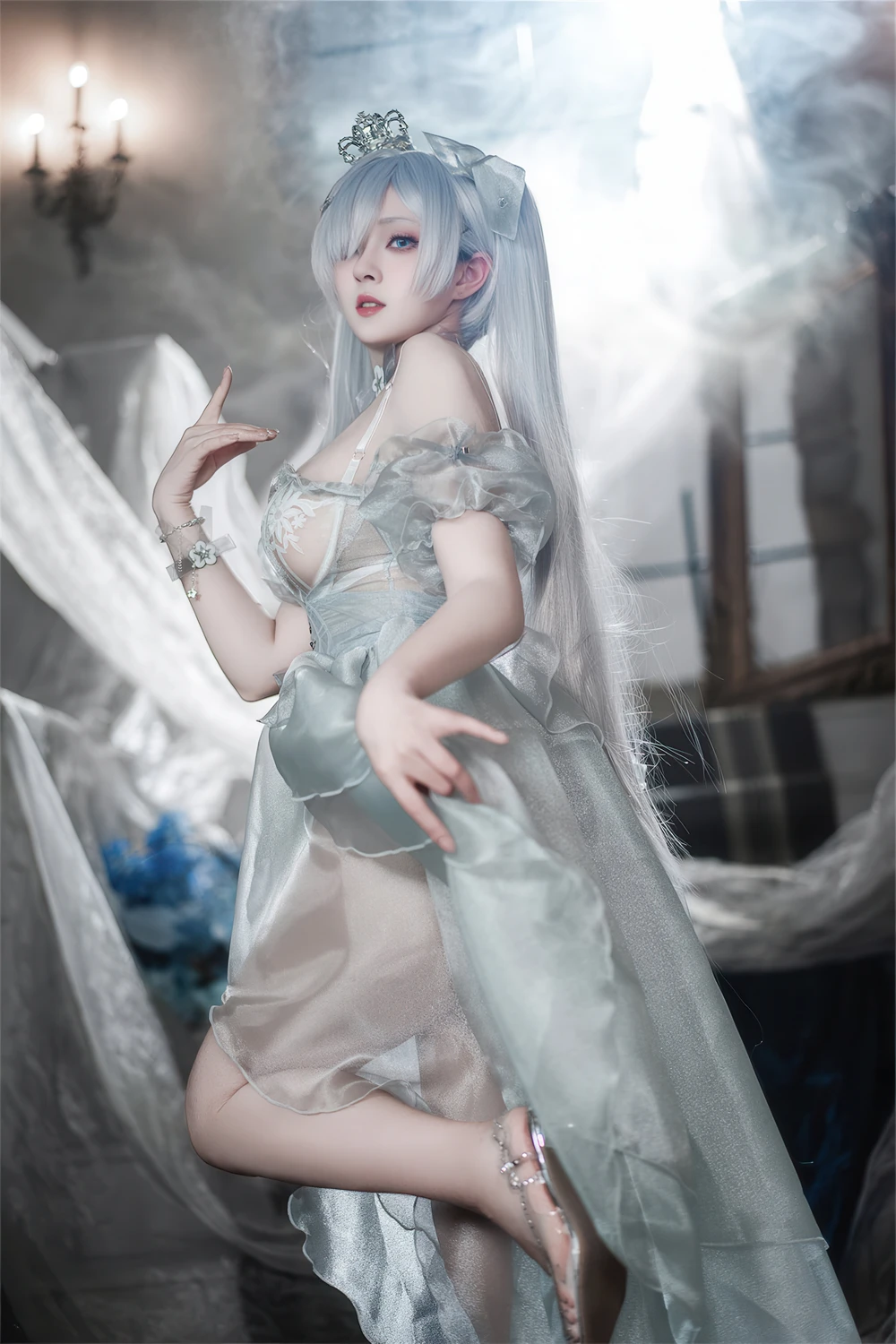 Cosplay Natsuko夏夏子 – 灰姑娘水晶公主Cinderella