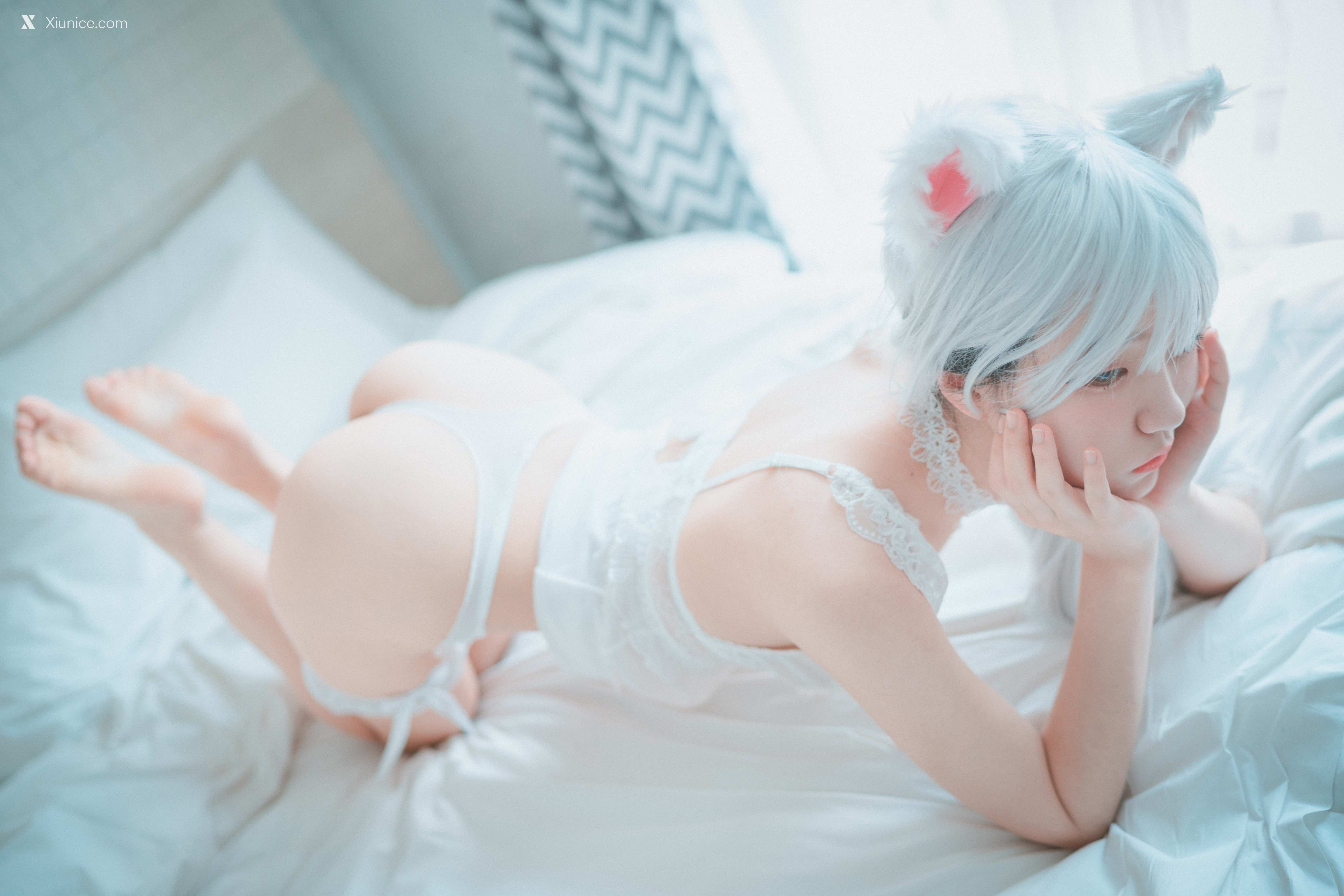 DJAWA Photo – Jeong Jenny (정제니) – Schwarz und Wei Katzenmädchen (Full Ver) 4K