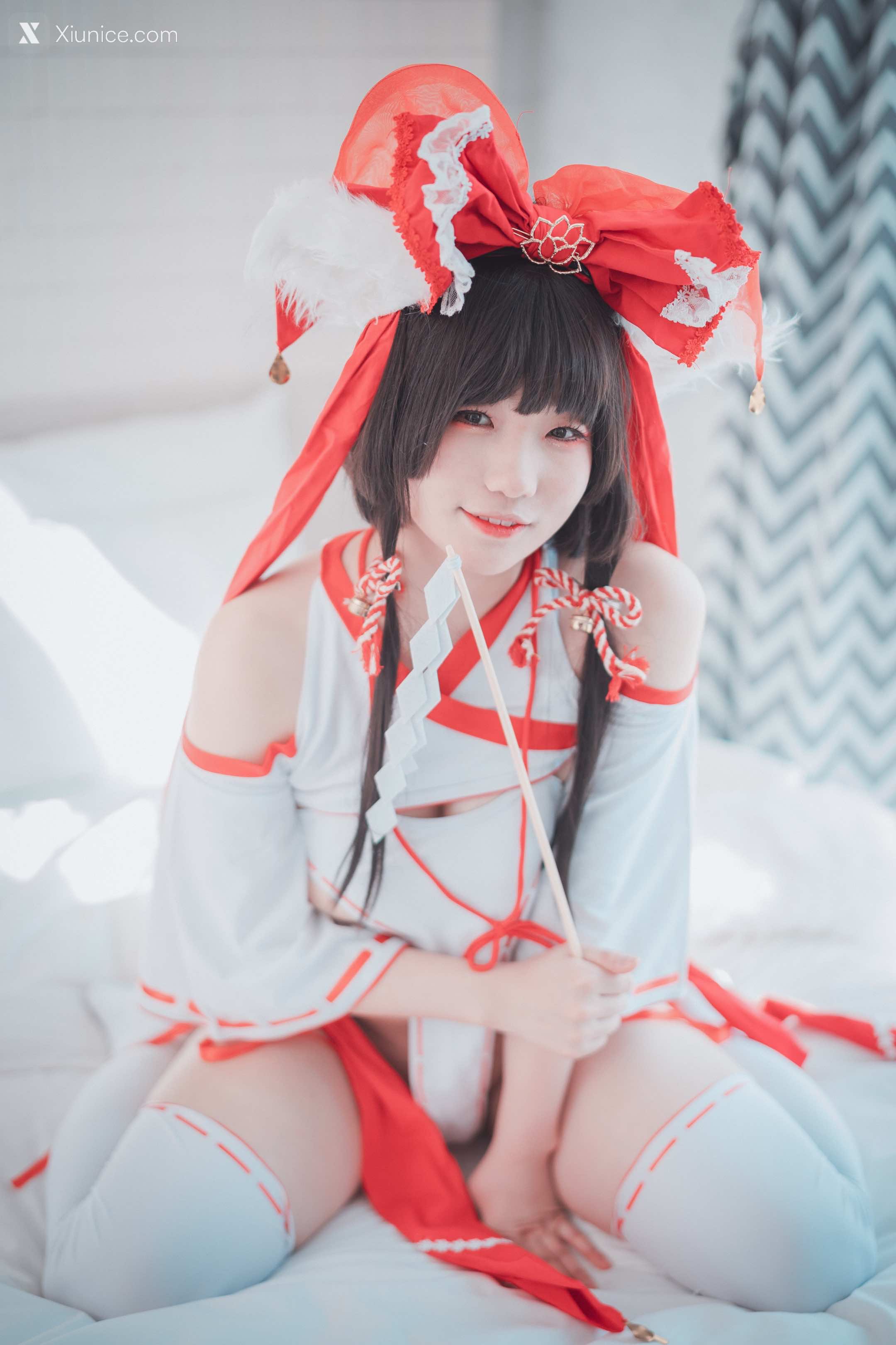 DJAWA Photo – Mimmi (밈미) – Kitsune Miko (A ver) 4K