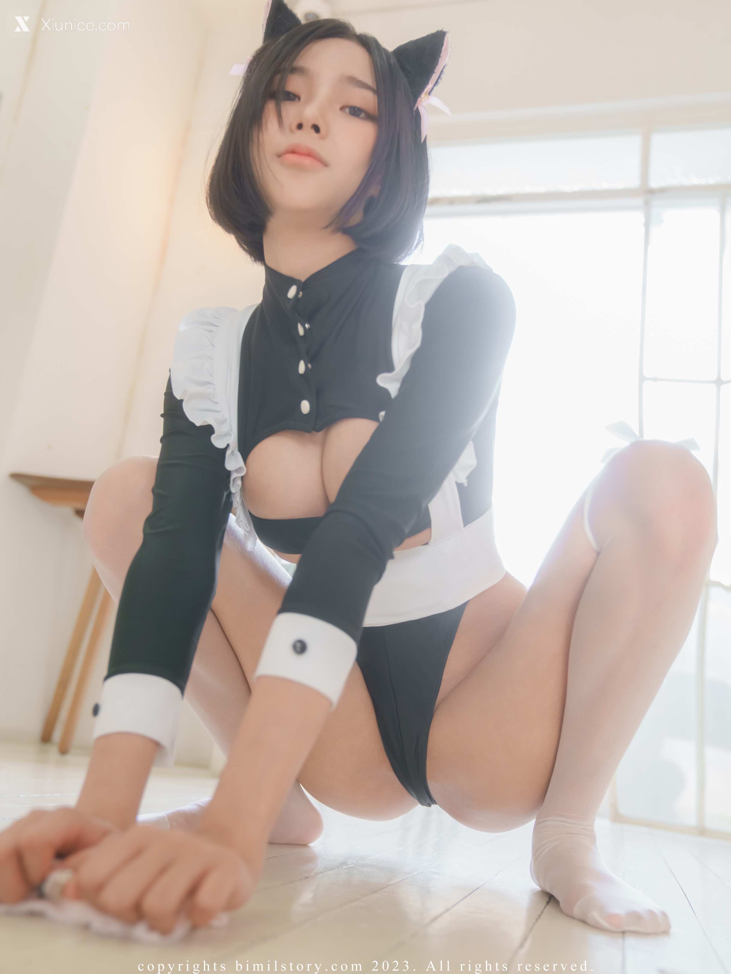 Bimilstory Mina (민아) Vol.25 – Black Cat Mina 4K