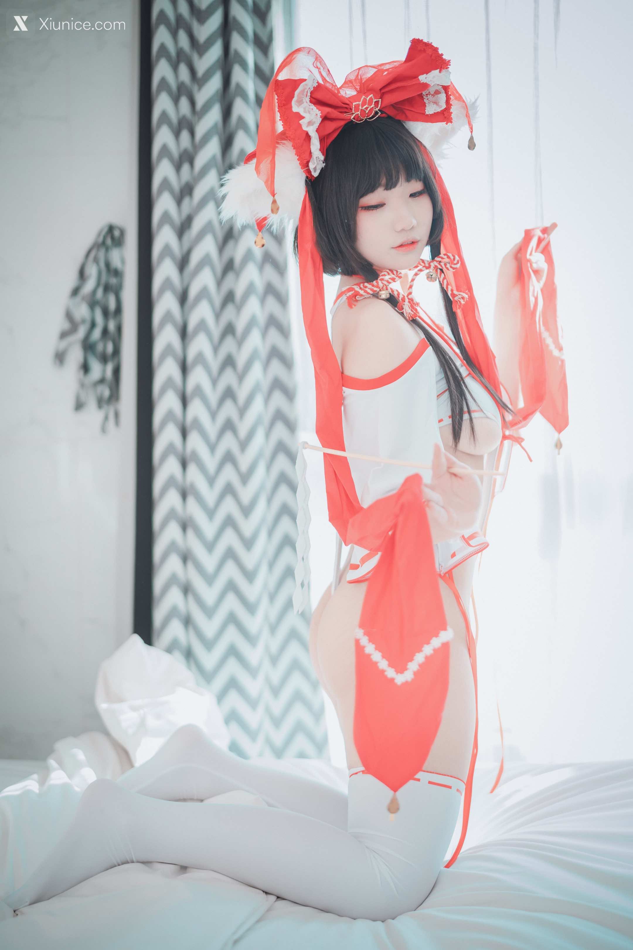 DJAWA Photo – Mimmi (밈미) – Kitsune Miko (A ver) 4K