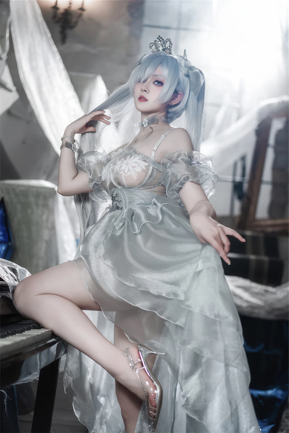Cosplay Natsuko夏夏子 – 灰姑娘水晶公主Cinderella
