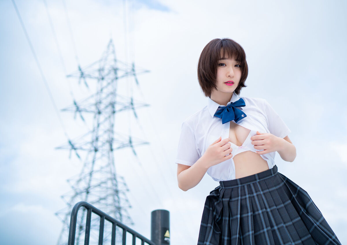 Moe Iori 伊織もえ - デジタル限定 YJ PHOTO BOOK 写真集 制服はちゃんと着なさーい