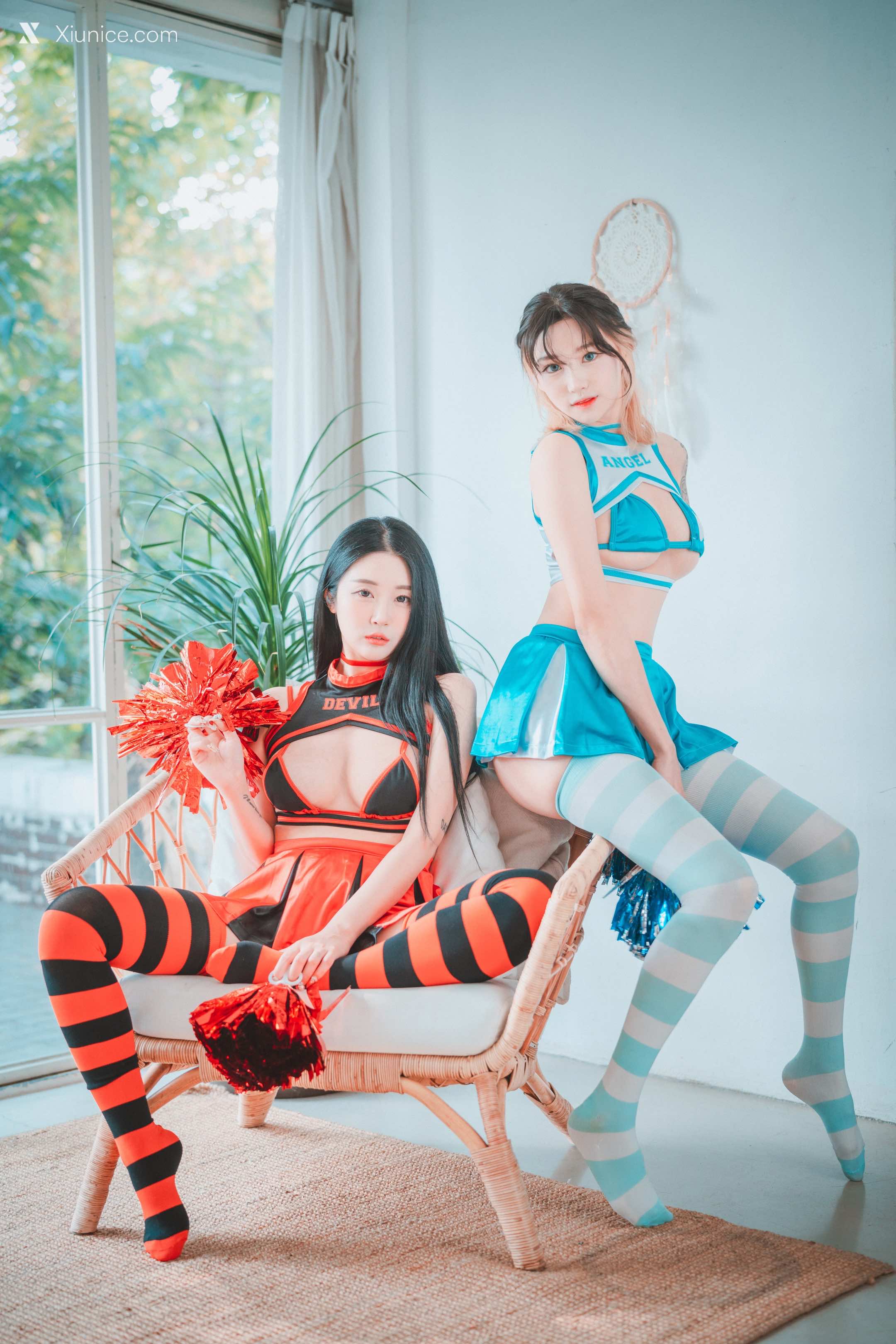 DJAWA Photo – Tae Ri (태리) & Bomi (보미) – “Devil 666 & Angel 777” 4K