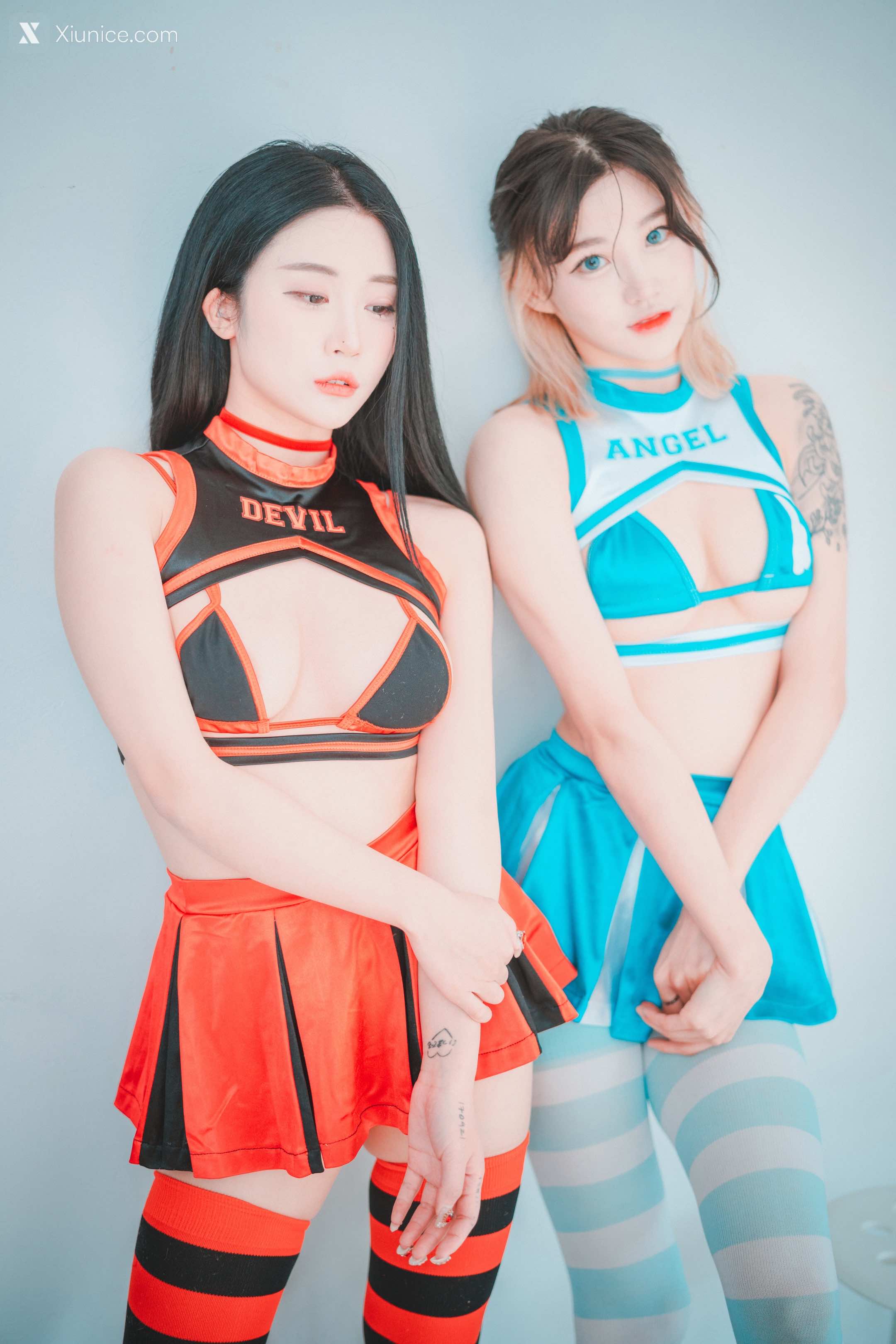 DJAWA Photo – Tae Ri (태리) & Bomi (보미) – “Devil 666 & Angel 777” 4K