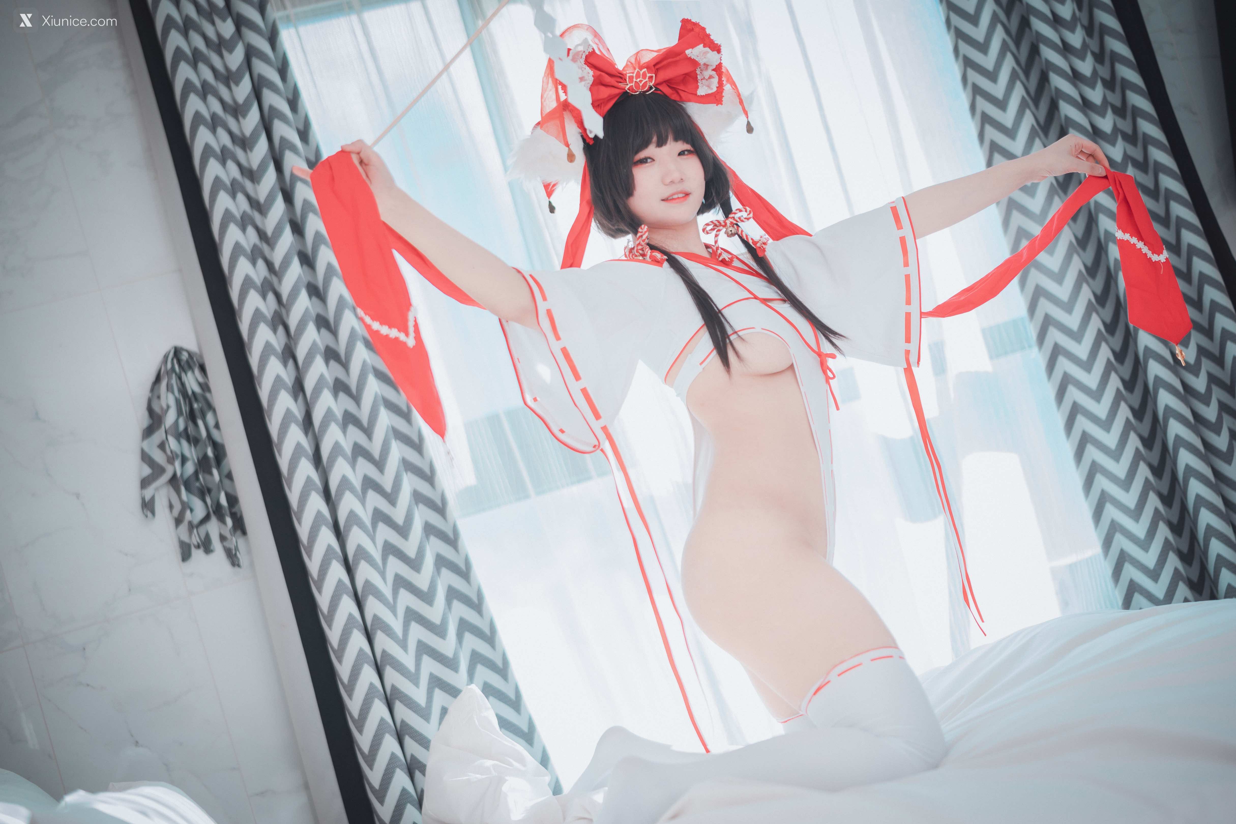 DJAWA Photo – Mimmi (밈미) – Kitsune Miko (A ver) 4K