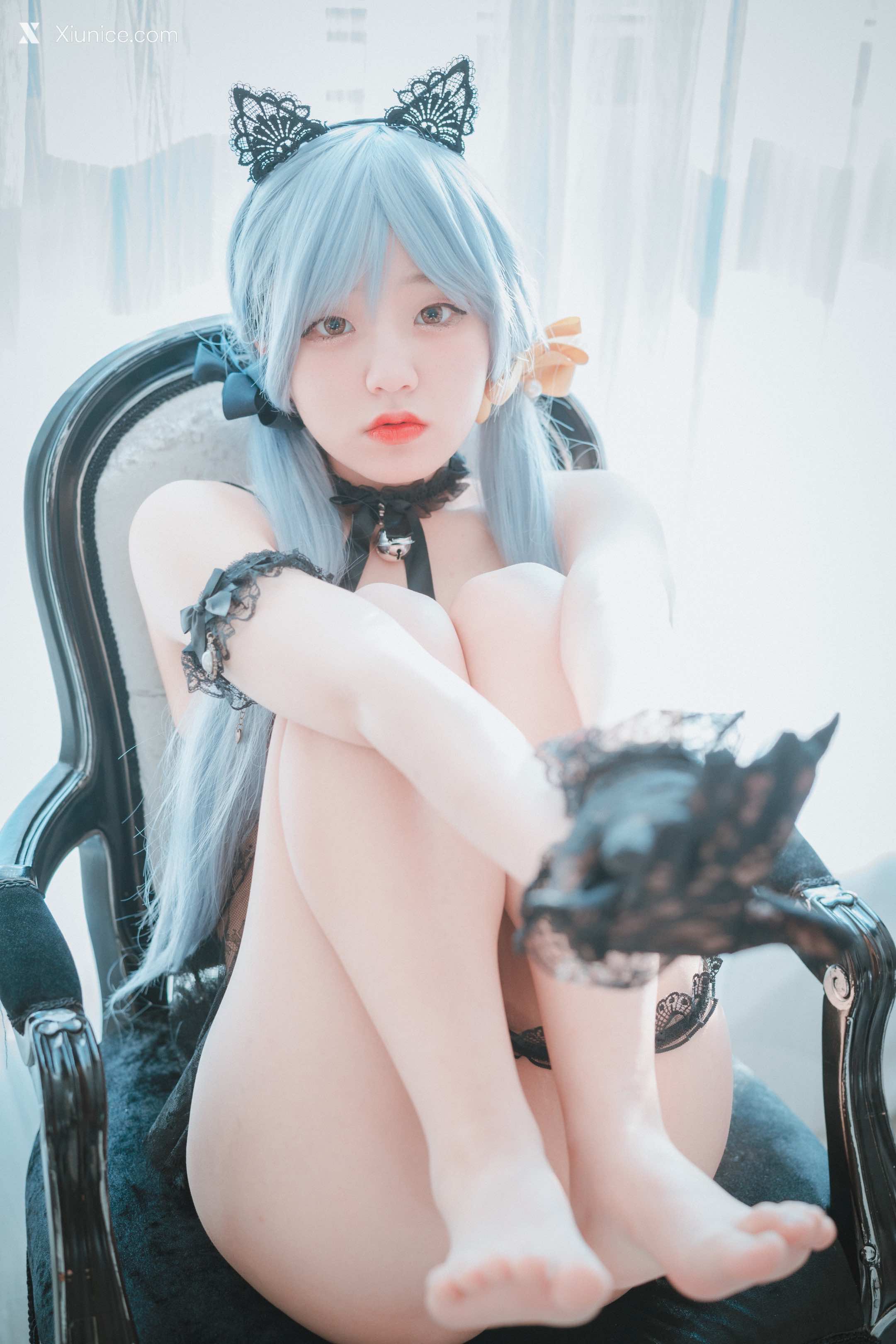 DJAWA Photo – Jeong Jenny (정제니) – Schwarz und Wei Katzenmädchen (Full Ver) 4K