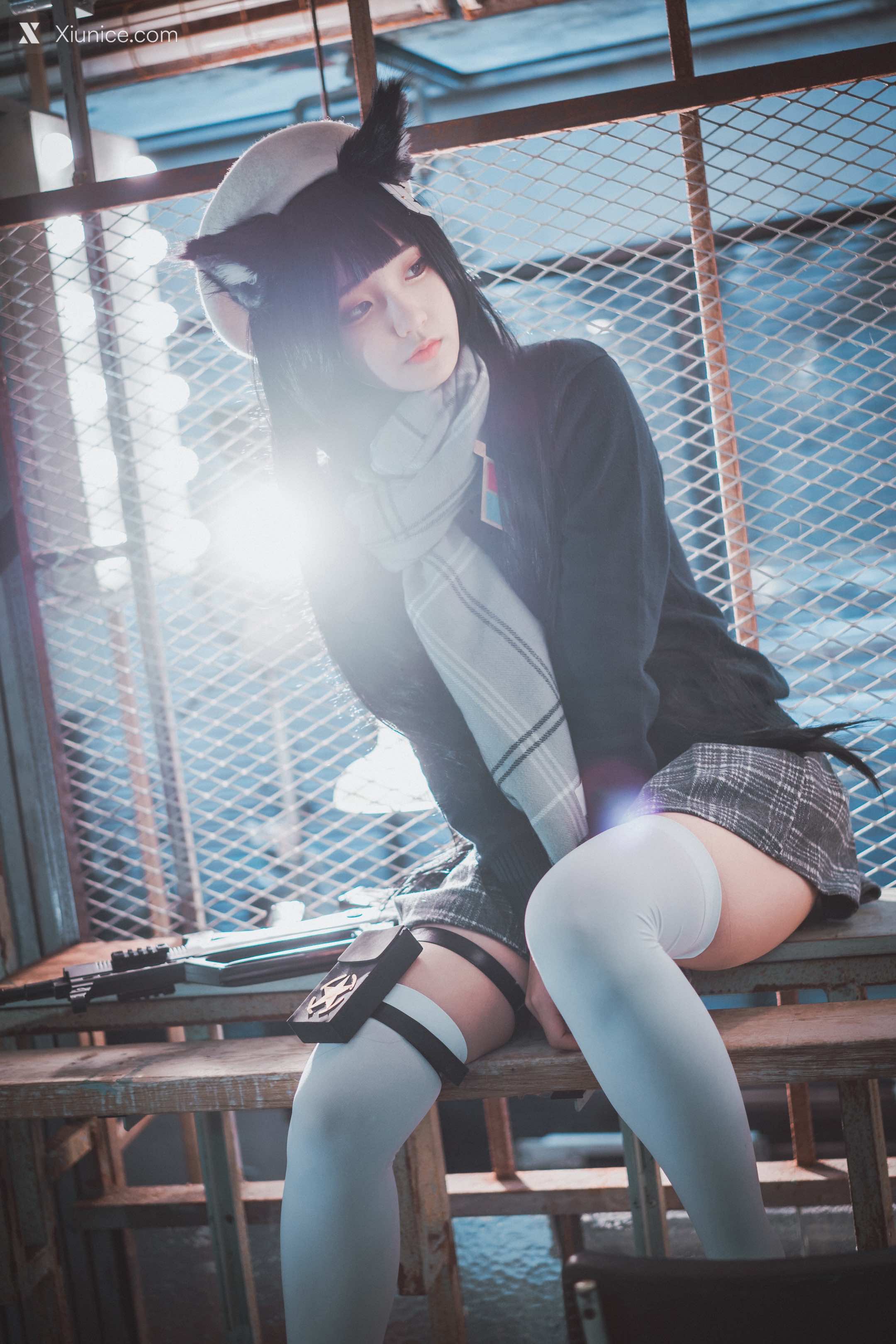 DJAWA Photo – Jeong Jenny (정제니) – “Girls’ Frontline – Type 95 (Pure White Graduation ver.)” 4K