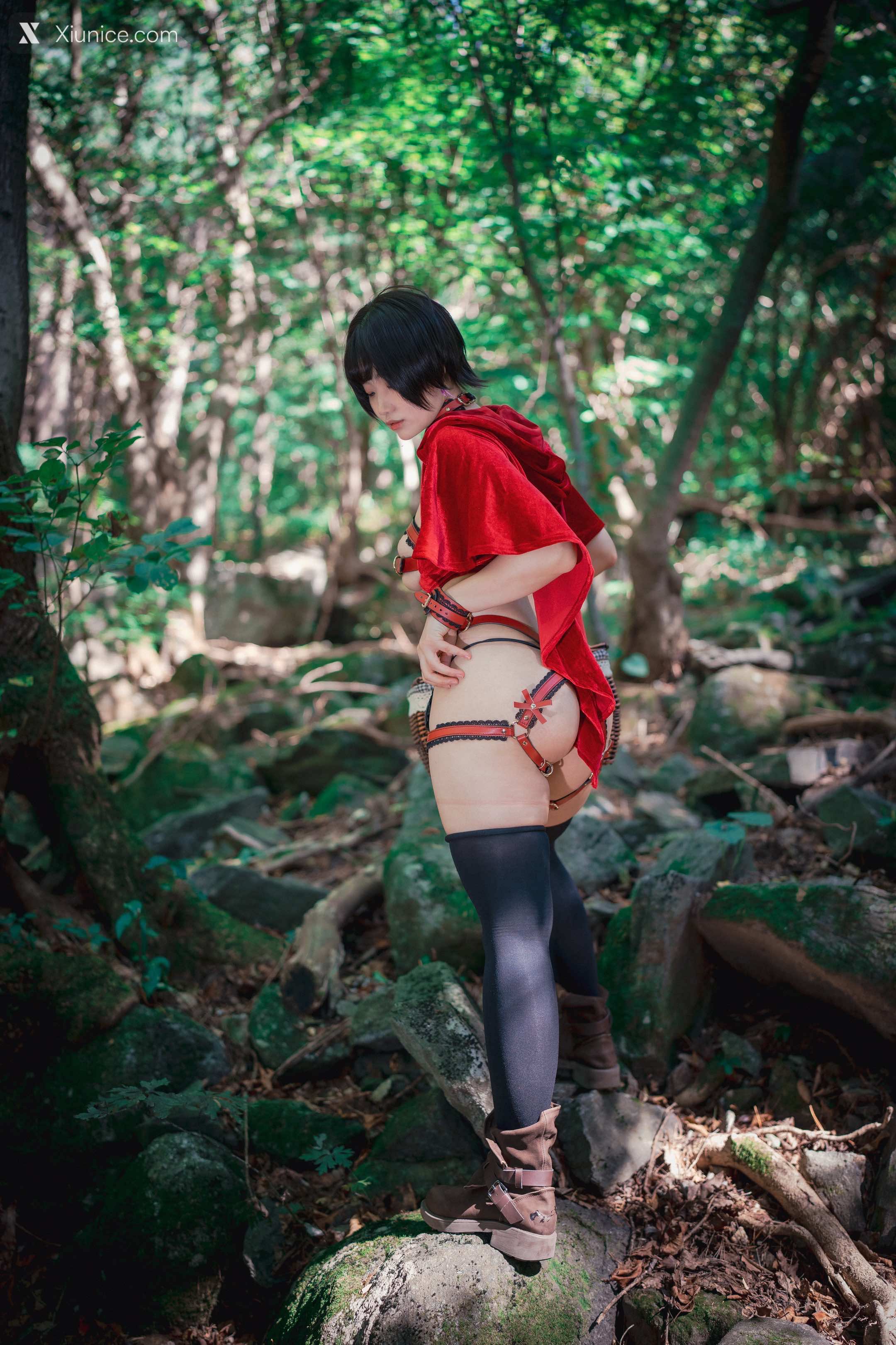 DJAWA Photo – Mimmi (밈미) – Naughty Red Hiring Hood 4K