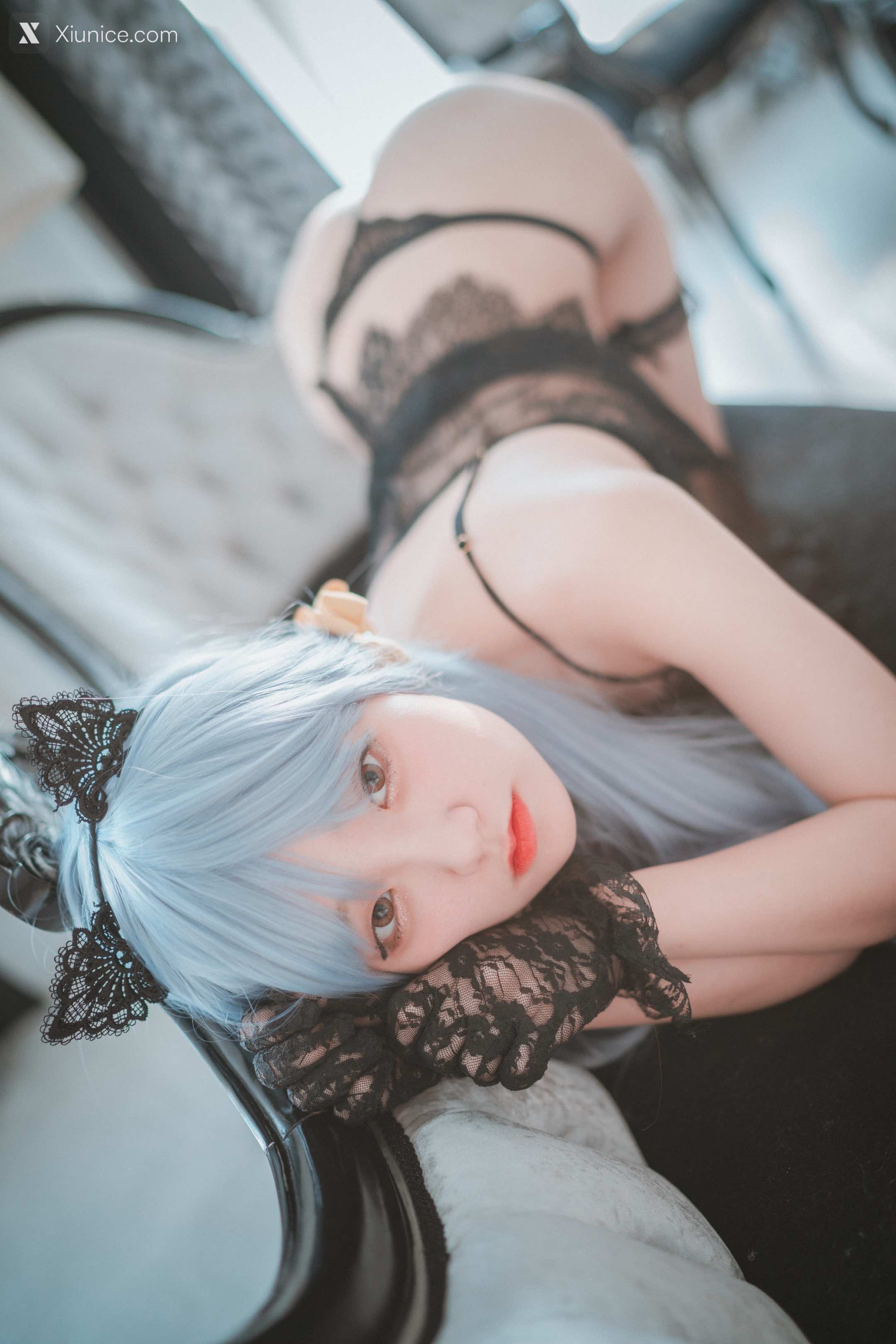 DJAWA Photo – Jeong Jenny (정제니) – Schwarz und Wei Katzenmädchen (Full Ver) 4K