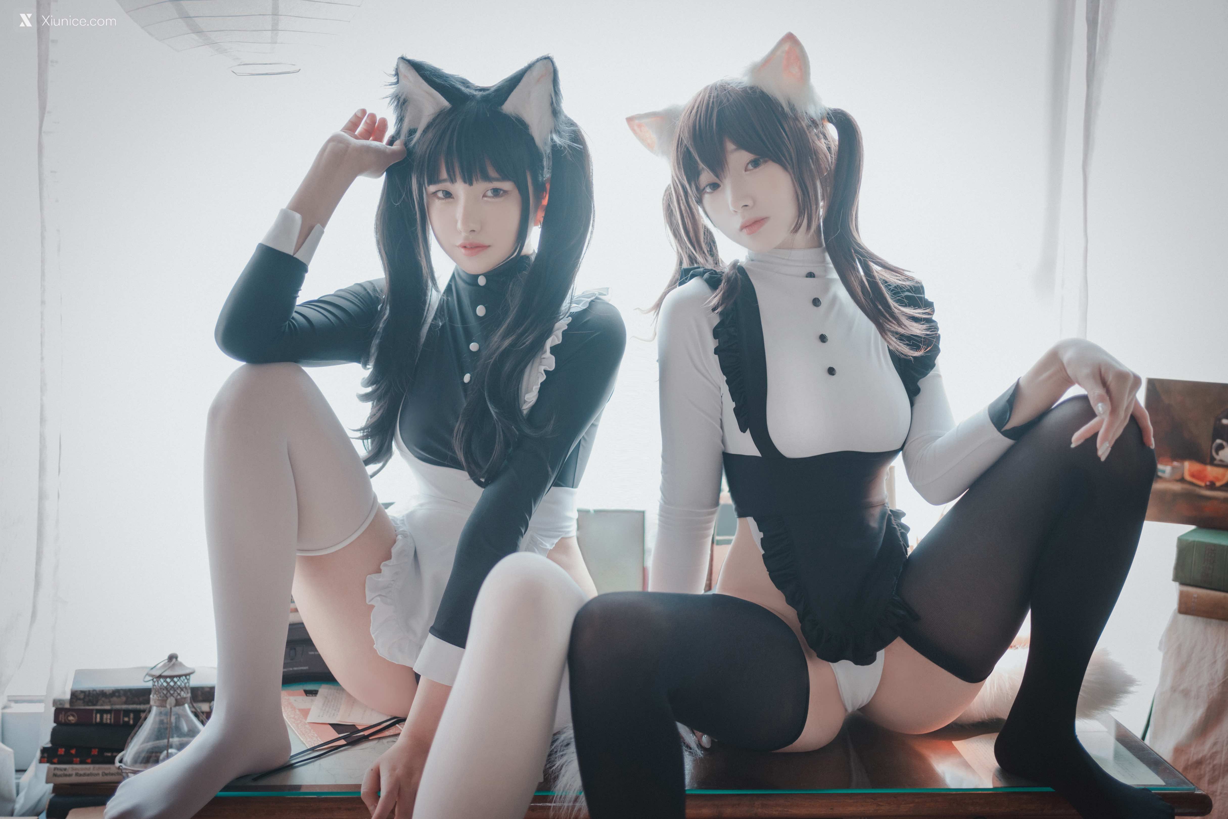 DJAWA Photo – Bambi (밤비) & Sonson (손손) – Maid Mansion W 4K